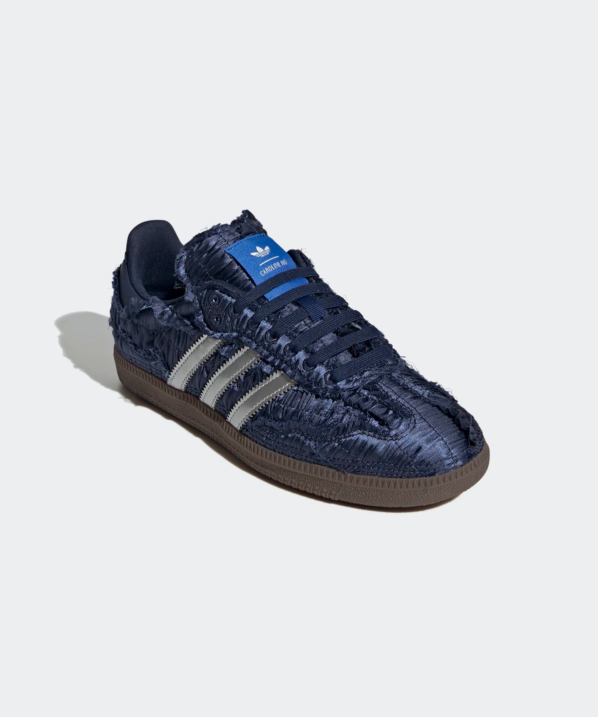 아디다스(ADIDAS) 아디다스 X 캐롤라인 후 삼바 OG 새틴 - 다크블루 / JP9282
