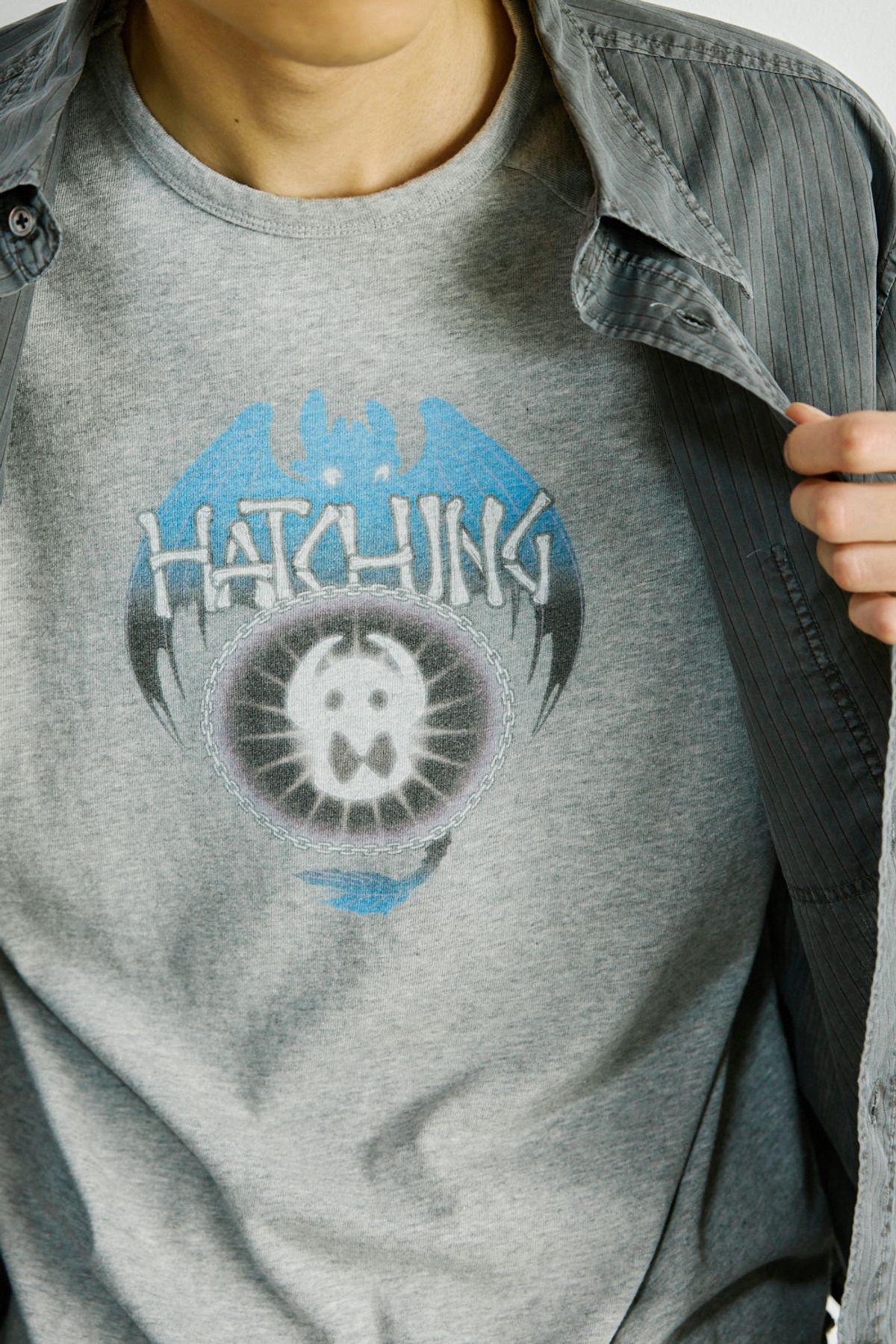 해칭룸(HATCHINGROOM) Hatching Dragon Tee M.Grey
