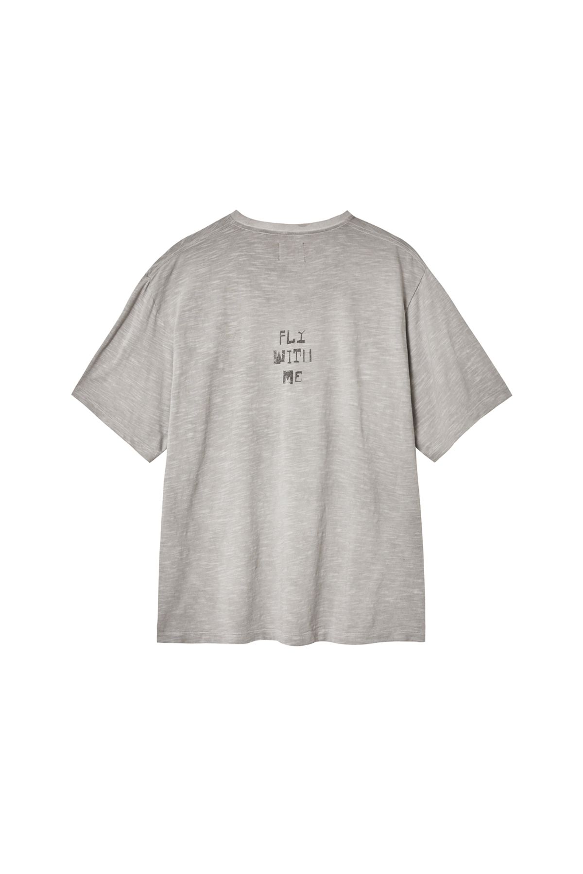 해칭룸(HATCHINGROOM) Toothless Slub Tee Grey