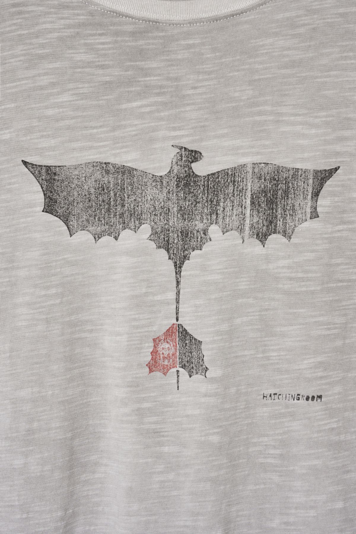 해칭룸(HATCHINGROOM) Toothless Slub Tee Grey