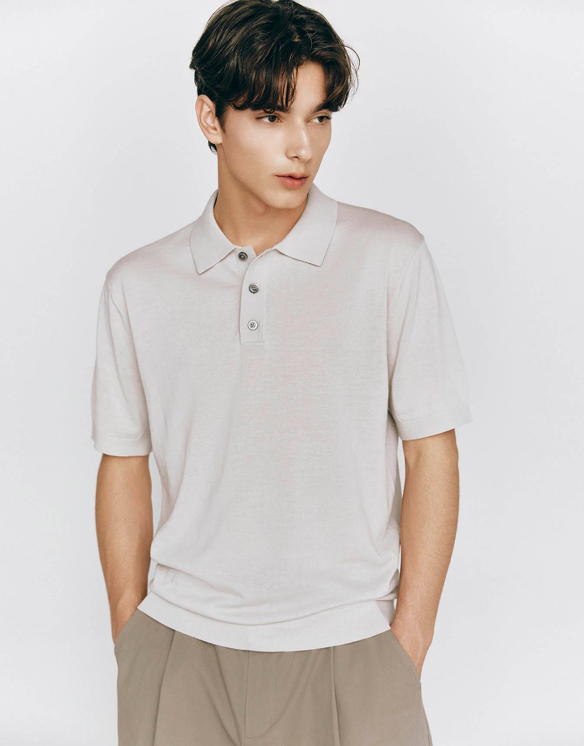 지오다노(GIORDANO) 폴로넥 반팔 니트(14GG) 055531 [6color]