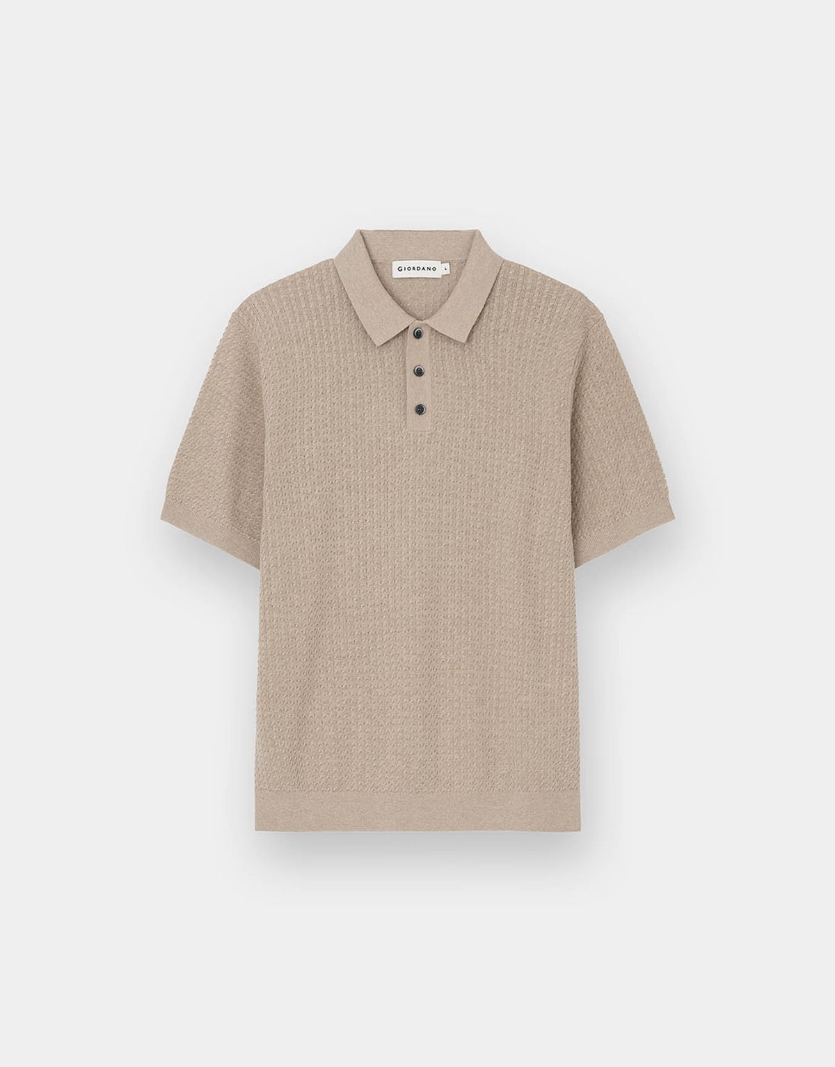 지오다노(GIORDANO) 케이블 폴로넥 반팔 니트(12GG) 055532 [5color]