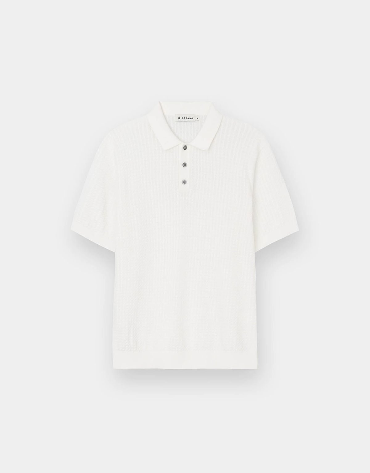 지오다노(GIORDANO) 케이블 폴로넥 반팔 니트(12GG) 055532 [5color]