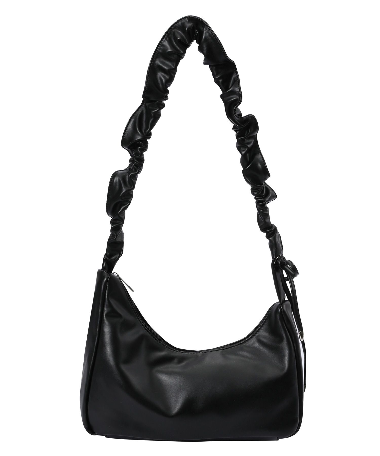 ◆MUCENT◆ Russel l Logo Shirring Crossbody Bag Unisex P MUSINSA | MUCENT Russel Metal Logo Shirring Crossbody Bag Unisex