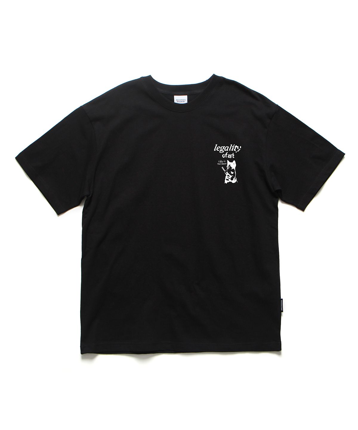앱놀머씽(ABNORMALTHING) 밴드 오버핏 티셔츠 화이트 (BAND T-SHIRT WHITE)