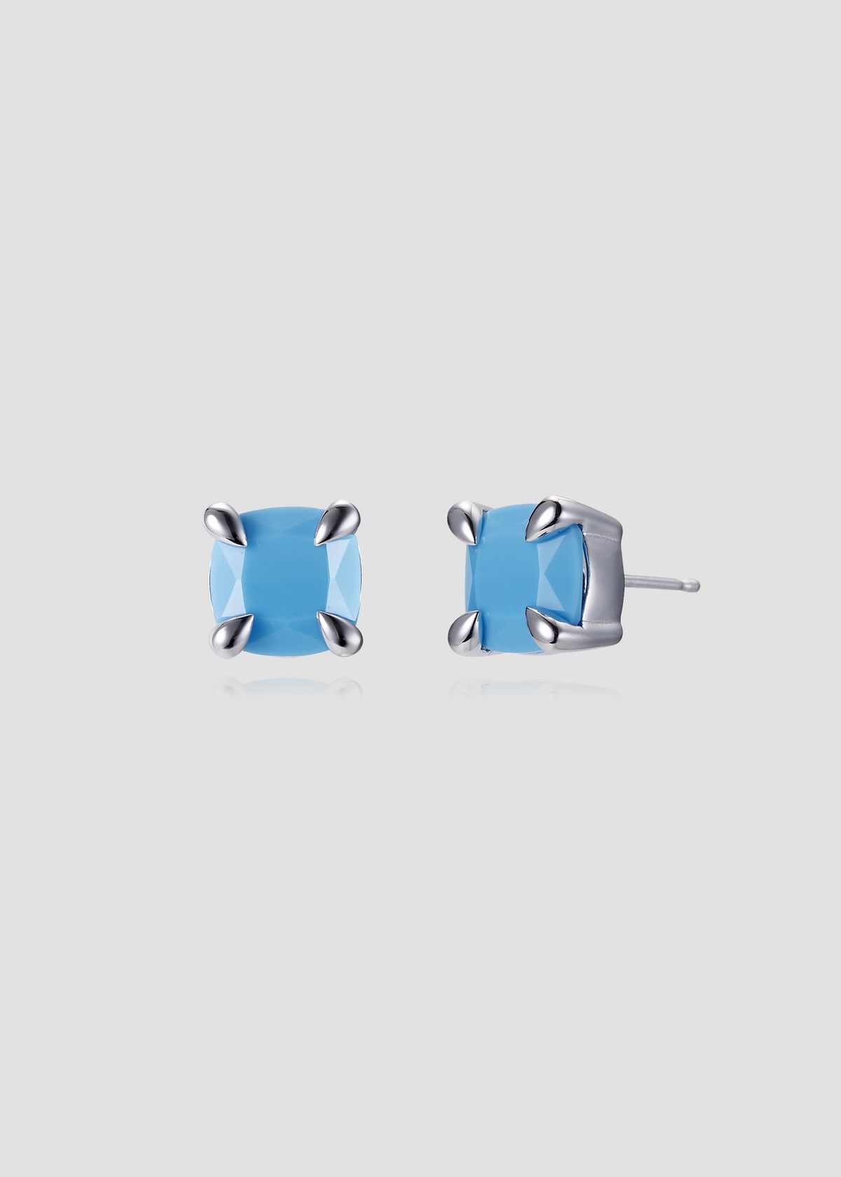 아논(ANON) Turqouise Giant Prong Earrings