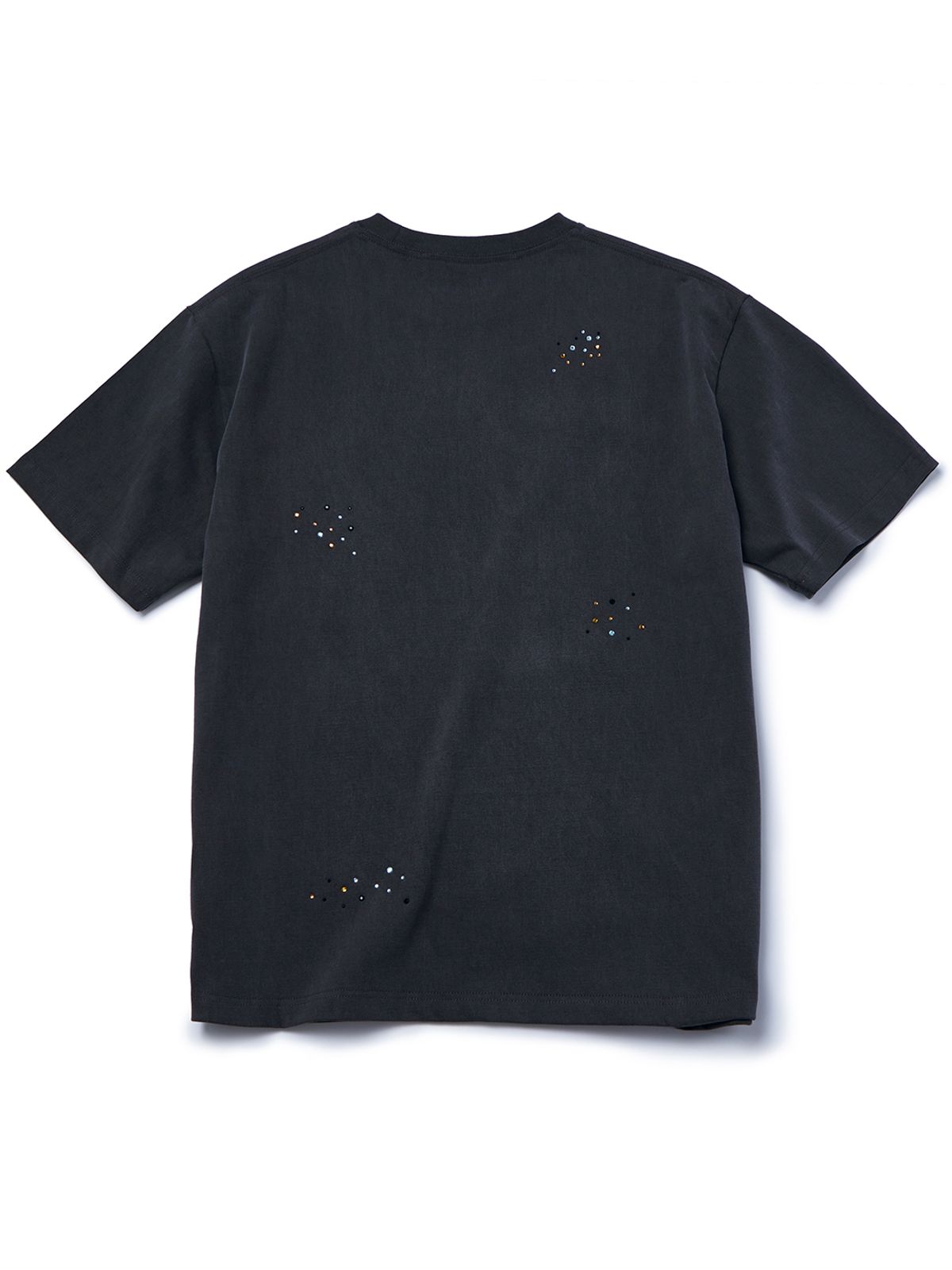가먼츠팹(GARMENTS FAB) Hot-Fix Washed Tee (CHARCOAL)