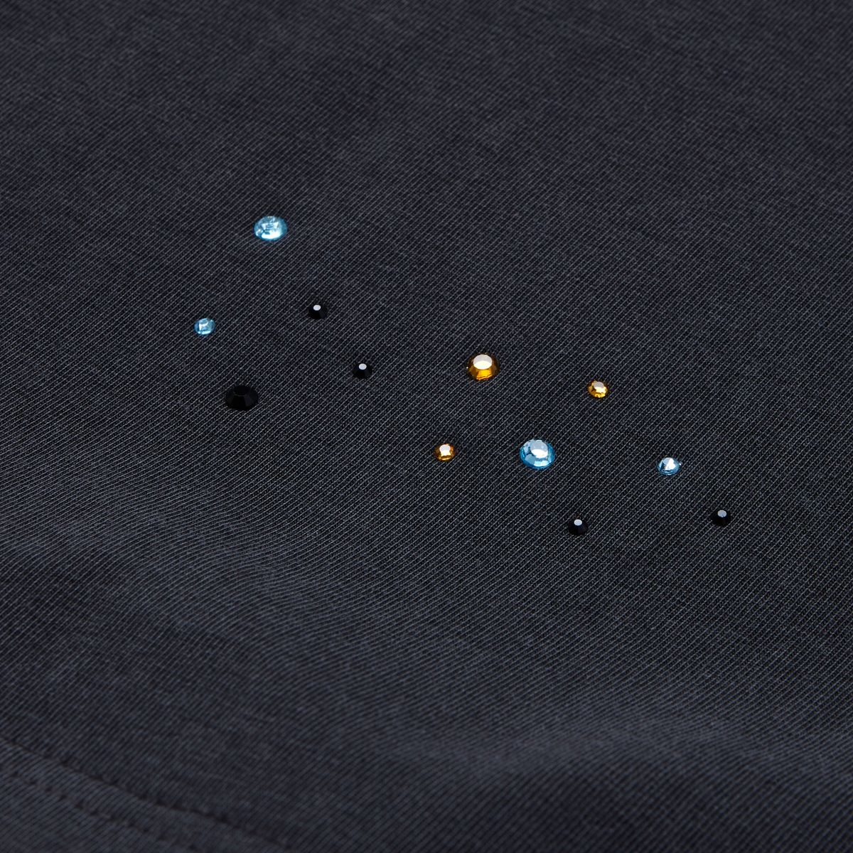 가먼츠팹(GARMENTS FAB) Hot-Fix Washed Tee (CHARCOAL)