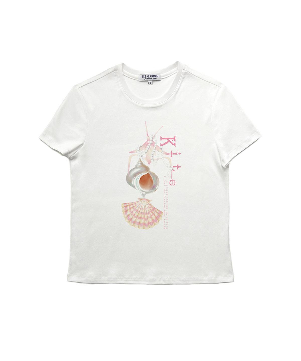아이스가든에이오공팔(ICE GARDEN A.508) Kite Print T-shirt