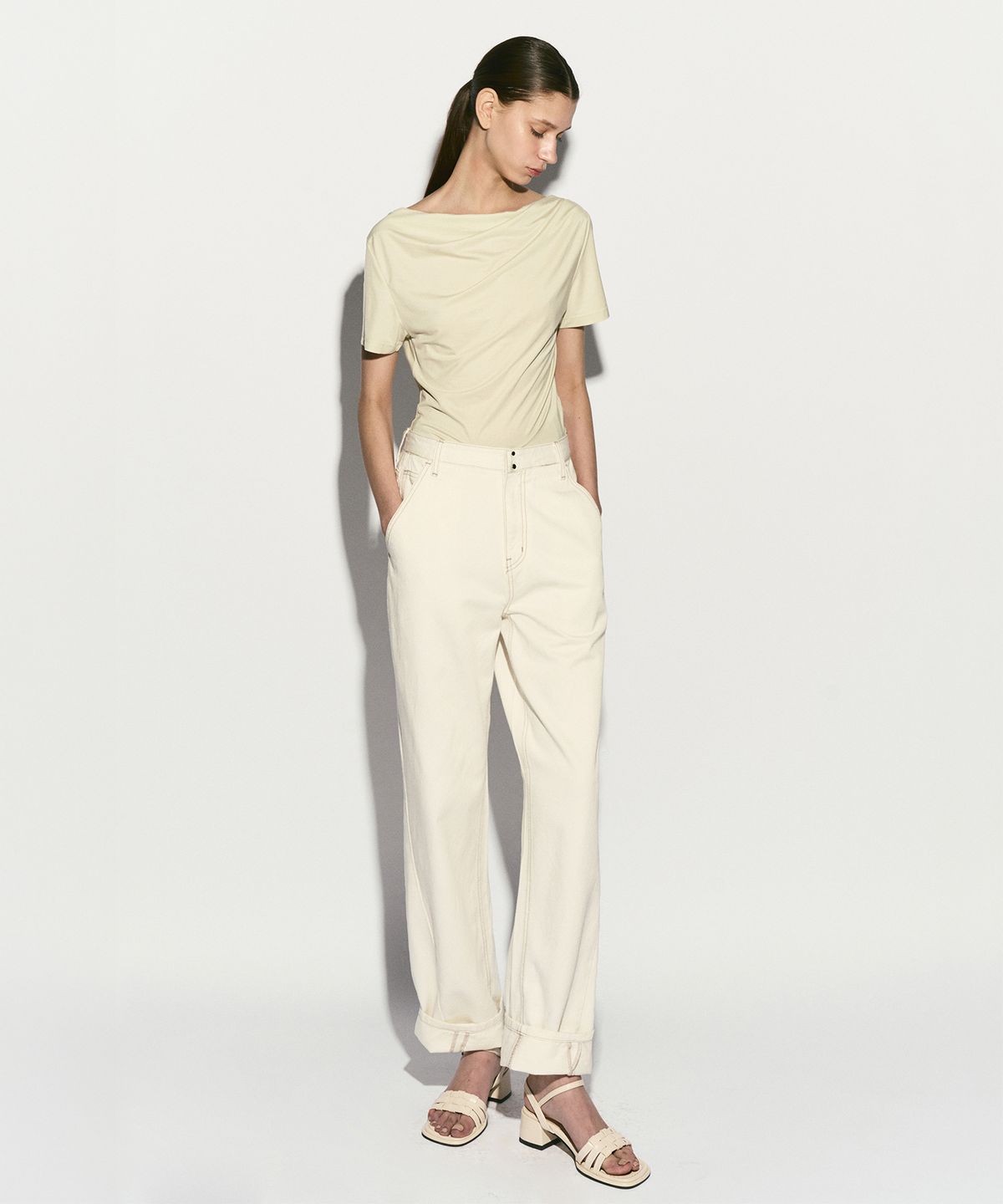 리이(RE RHEE) HIGH WAIST BALLOON PANTS