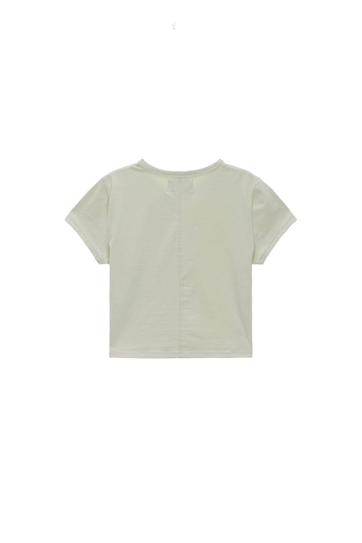 MUSINSA | MATIN KIM MATIN SHADE LOGO CROP TOP IN LIGHT GREEN
