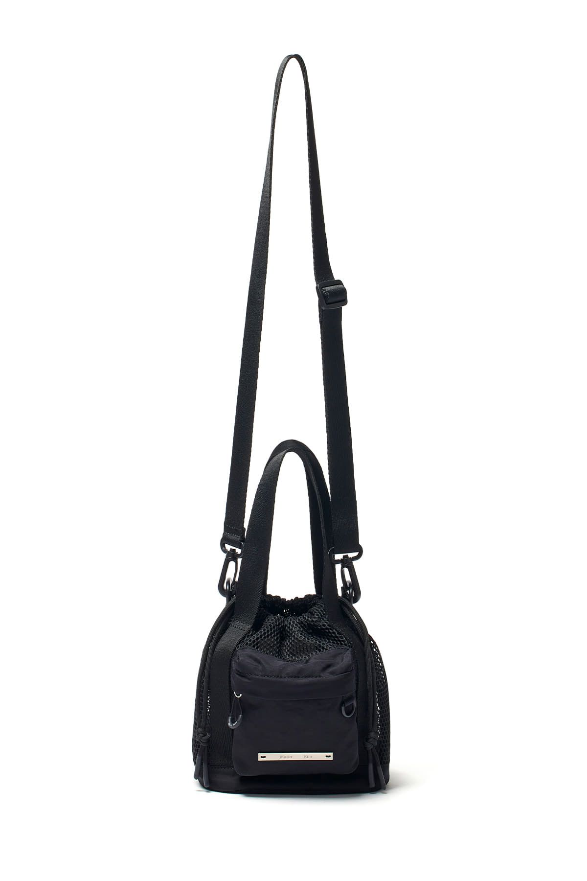 MUSINSA | MATIN KIM ONE POCKET MESH MINI BAG IN BLACK