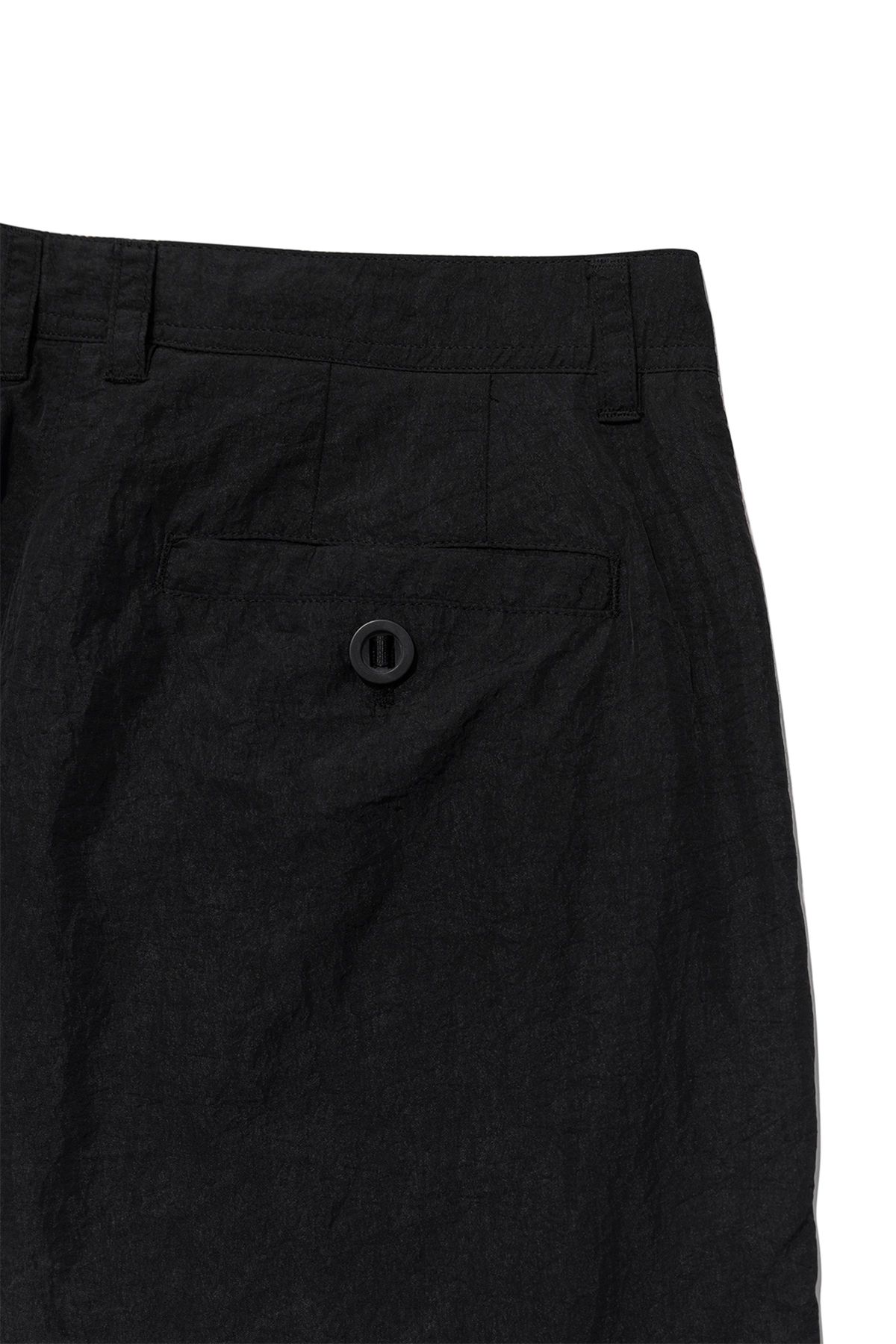 MUSINSA | MATIN KIM STRING NYLON CARGO PANTS IN BLACK