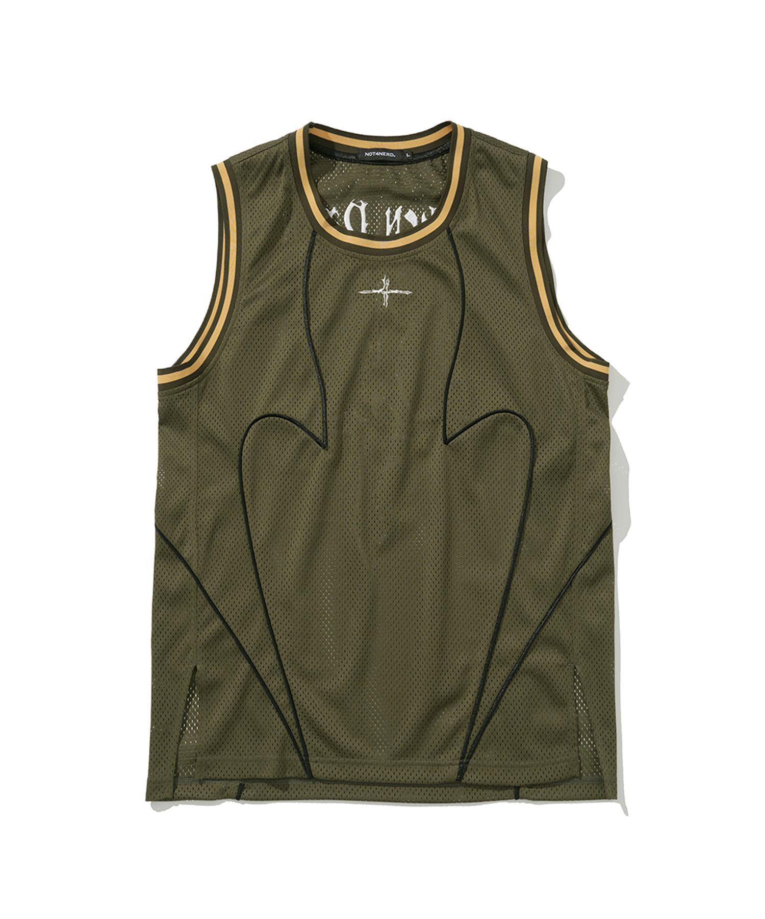 [NOT4NERD] Ashen Dawn Incision Mesh Sleeveless/追跡付 MUSINSA公式 | NOT4NERD Ashen Dawn Incision Mesh Sleeveless
