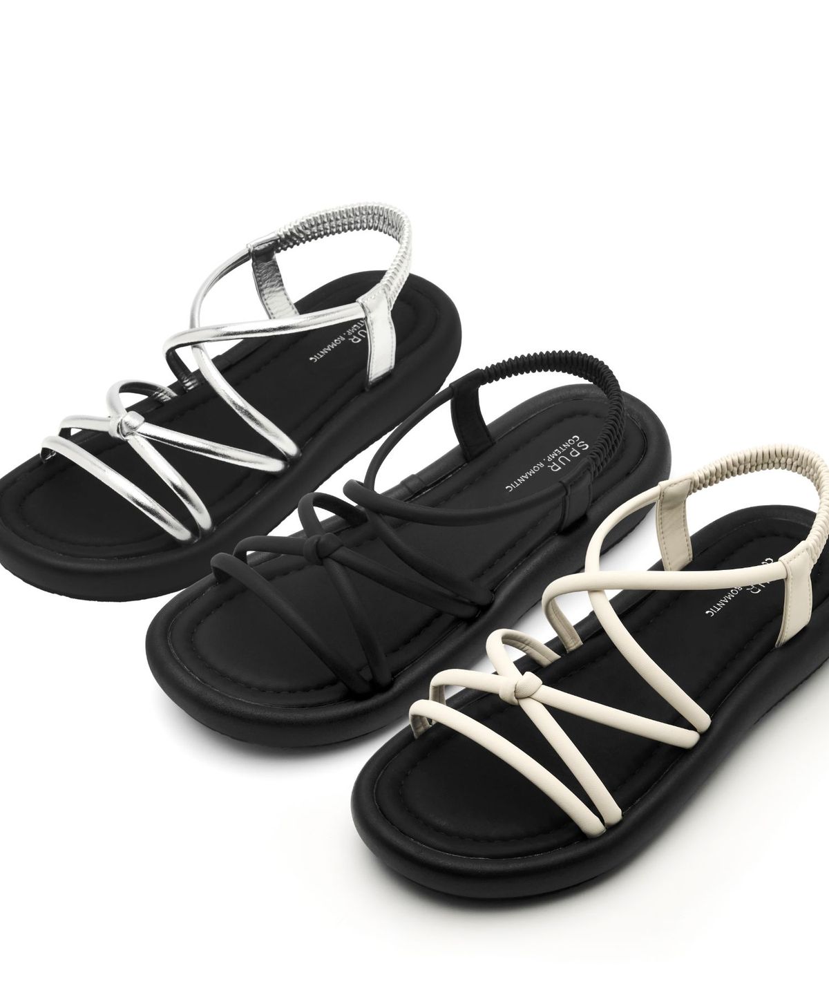 스퍼(SPUR) Goa Softly Multi X 스트랩 샌들 3.5cm -VS9052 (3color)