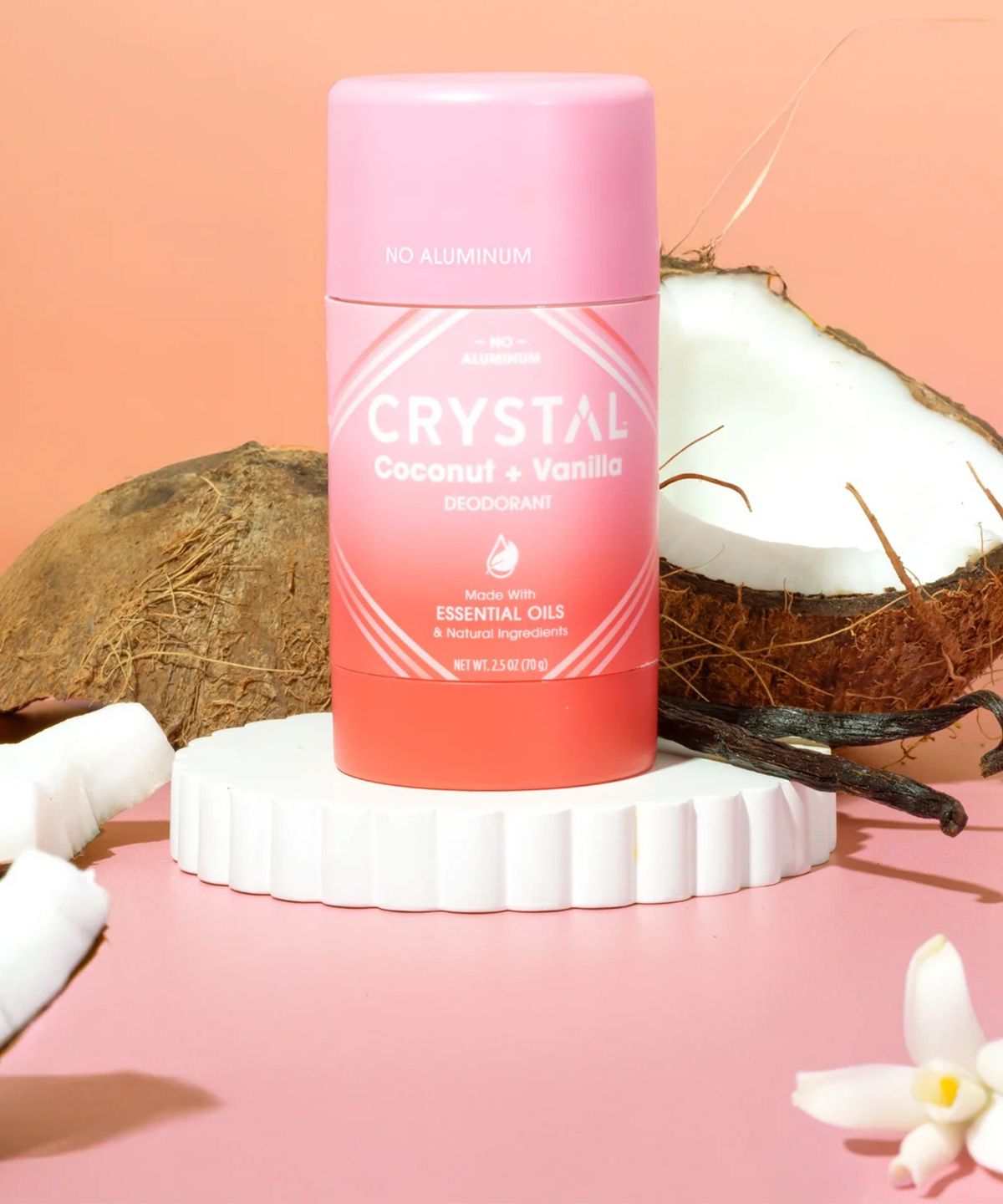 크리스탈(CRYSTAL) 크리스탈 마그네슘 데오드란트 코코넛+바닐라 70g