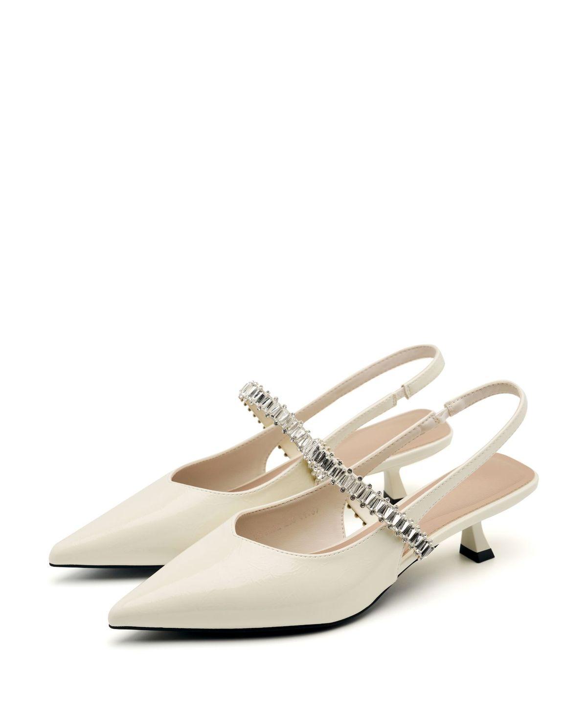 스퍼(SPUR) Jade Jewelled 슬링백 펌프스 4.5cm -VS9062 (2color)