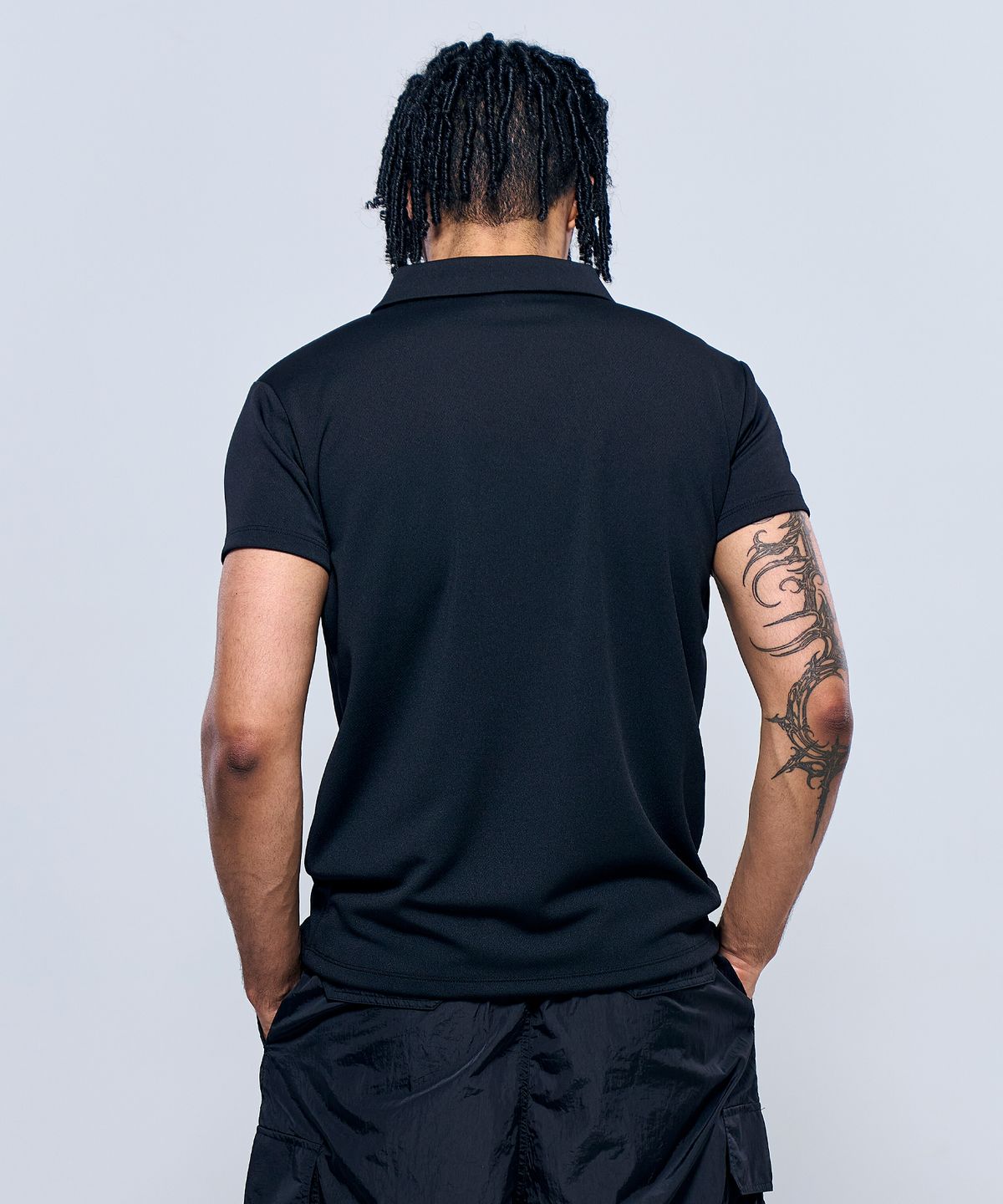 피지컬가먼츠(PHYSICAL GARMENTS) P2553 쿨 데일리 카라 반팔 [블랙]