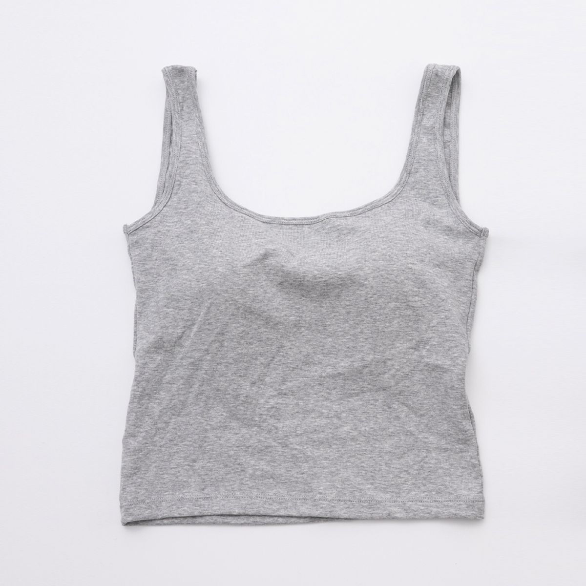 멜라니조이(MELANIE JOY) MJ_Pure color back line tank top_2color