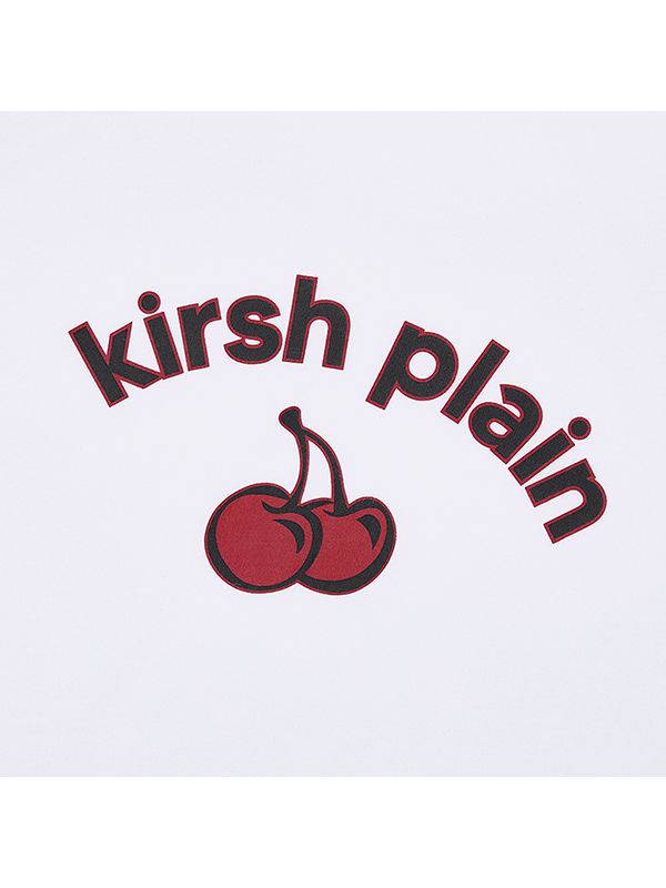 ☆KIRSH☆ arch cherry logo t-shirt white MUSINSA | KIRSH Kirsch Plain Cherry Arch Logo T-Shirt [White]