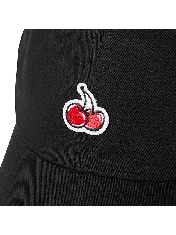 MUSINSA | KIRSH Cherry Wappen Logo Ball Cap [Black]