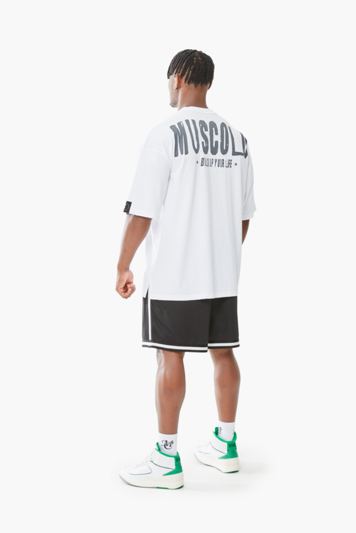 머스콜로(MUSCOLO) [빈티지] CP 오버핏 반팔 티셔츠 화이트