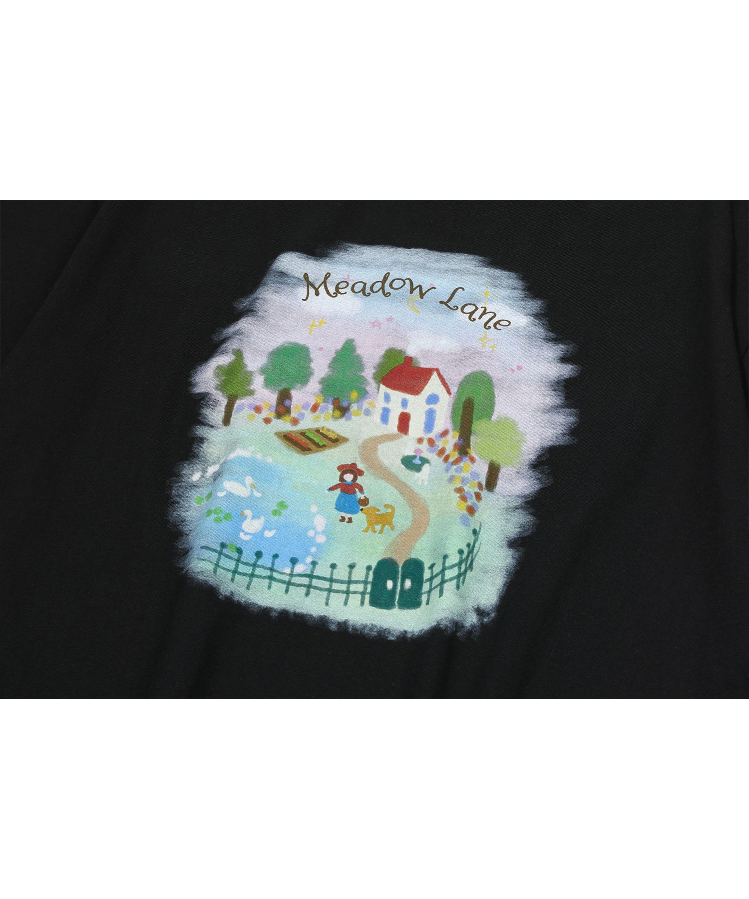 [CPGN STUDIO]★25SS★DTP MEADOW LANE SHORT SLEEVE T-SHIRT MUSINSA | CPGN STUDIO DTP Meadow Lane Short Sleeve T-Shirt Black