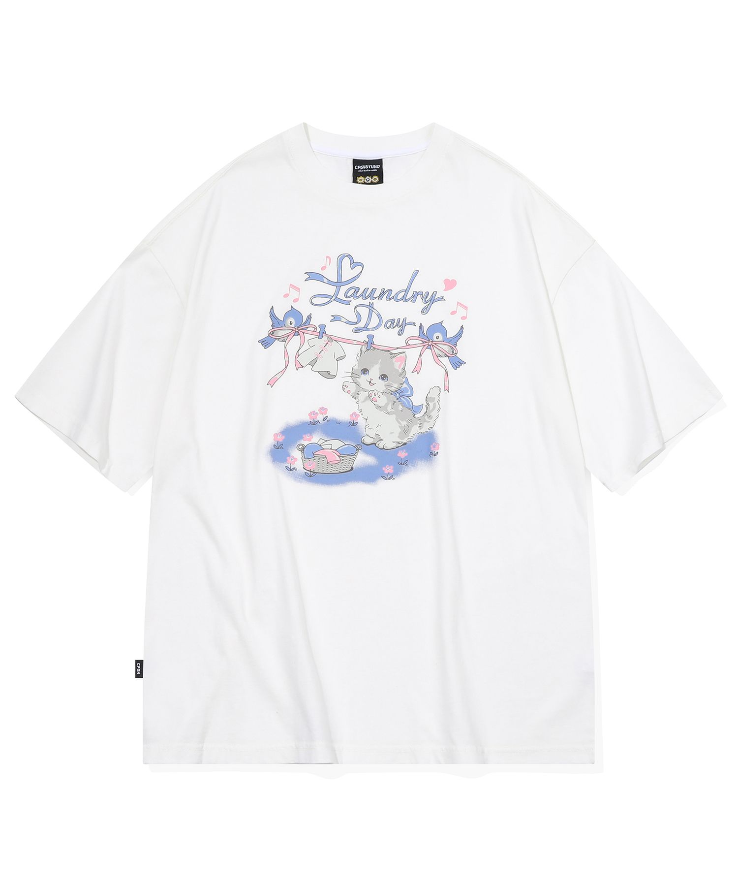 【CPGN STUDIO】25SS★ Laundry Day Pigment Short Sleeve Tee MUSINSA | CPGN STUDIO Laundry Day Pigment Short Sleeve T
