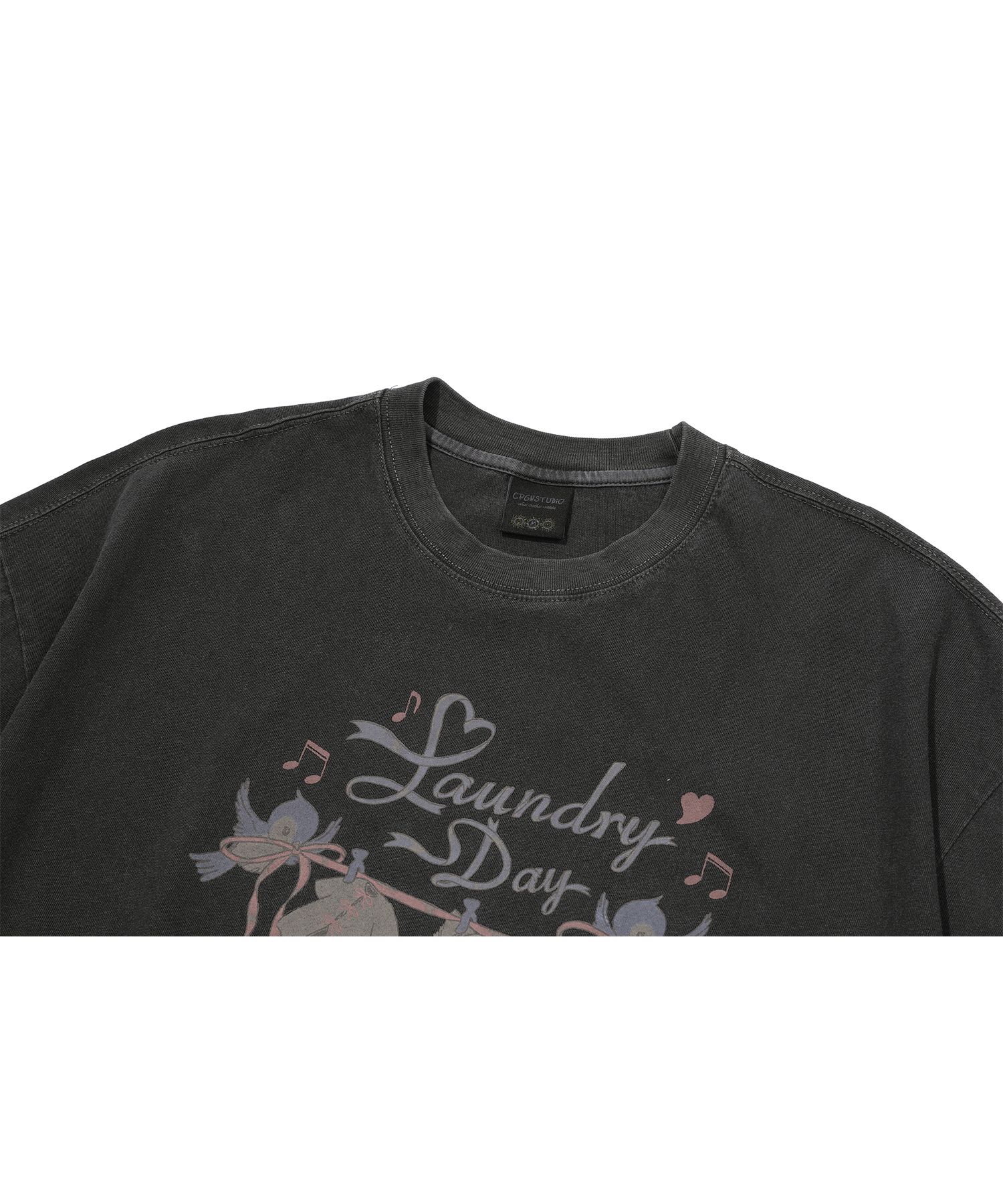 [CPGN STUDIO]25SS★LAUNDRY DAY PIGMENT SHORT SLEEVE T-SHIRT MUSINSA | CPGN STUDIO Laundry Day Pigment Short Sleeve T
