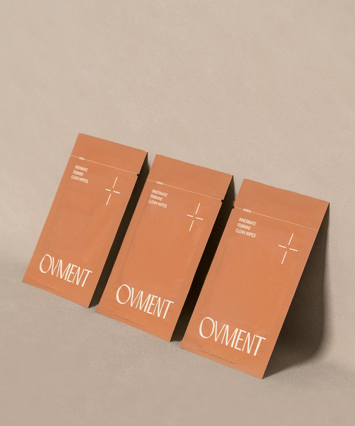 오브먼트(OVMENT) 이너메이트 여성 청결 티슈 15매 X 2set (총 30매) / 낱개포장