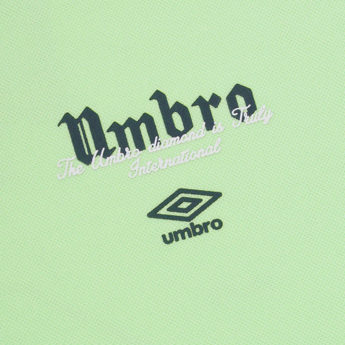 엄브로(UMBRO) 쿨피케 레터 반팔 티셔츠 라이트 그린(UQ321CRS73)