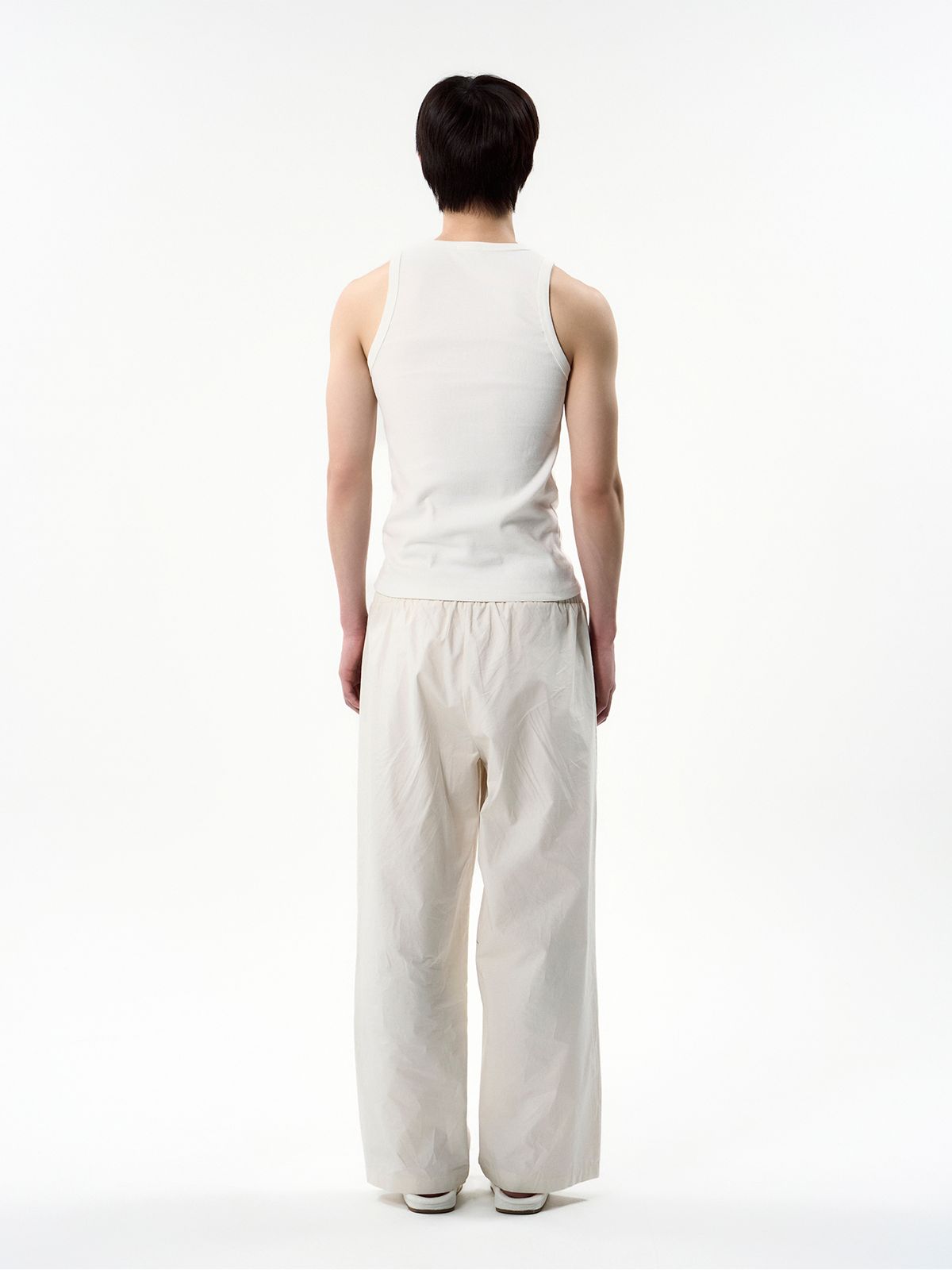 세이지가(SAGEGA) Men Rib Tank (Ivory)