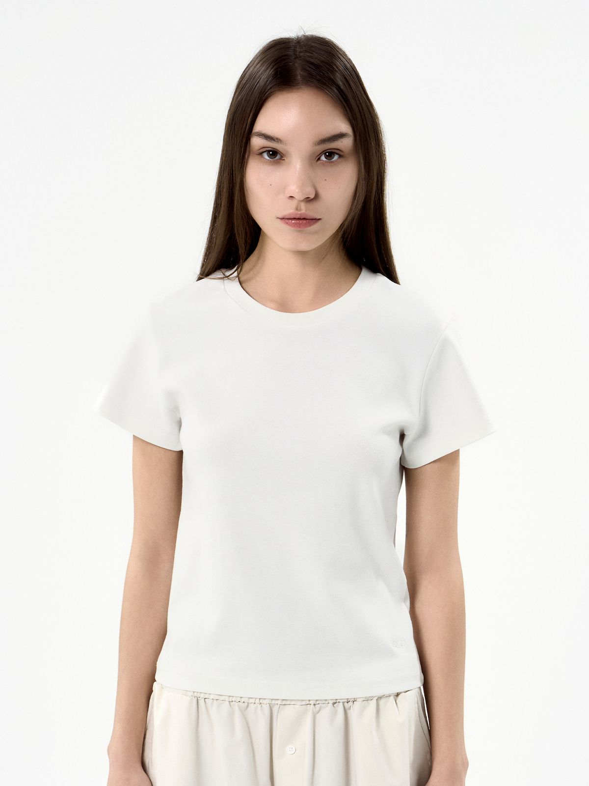 세이지가(SAGEGA) Soft Tension Tee (Ivory)