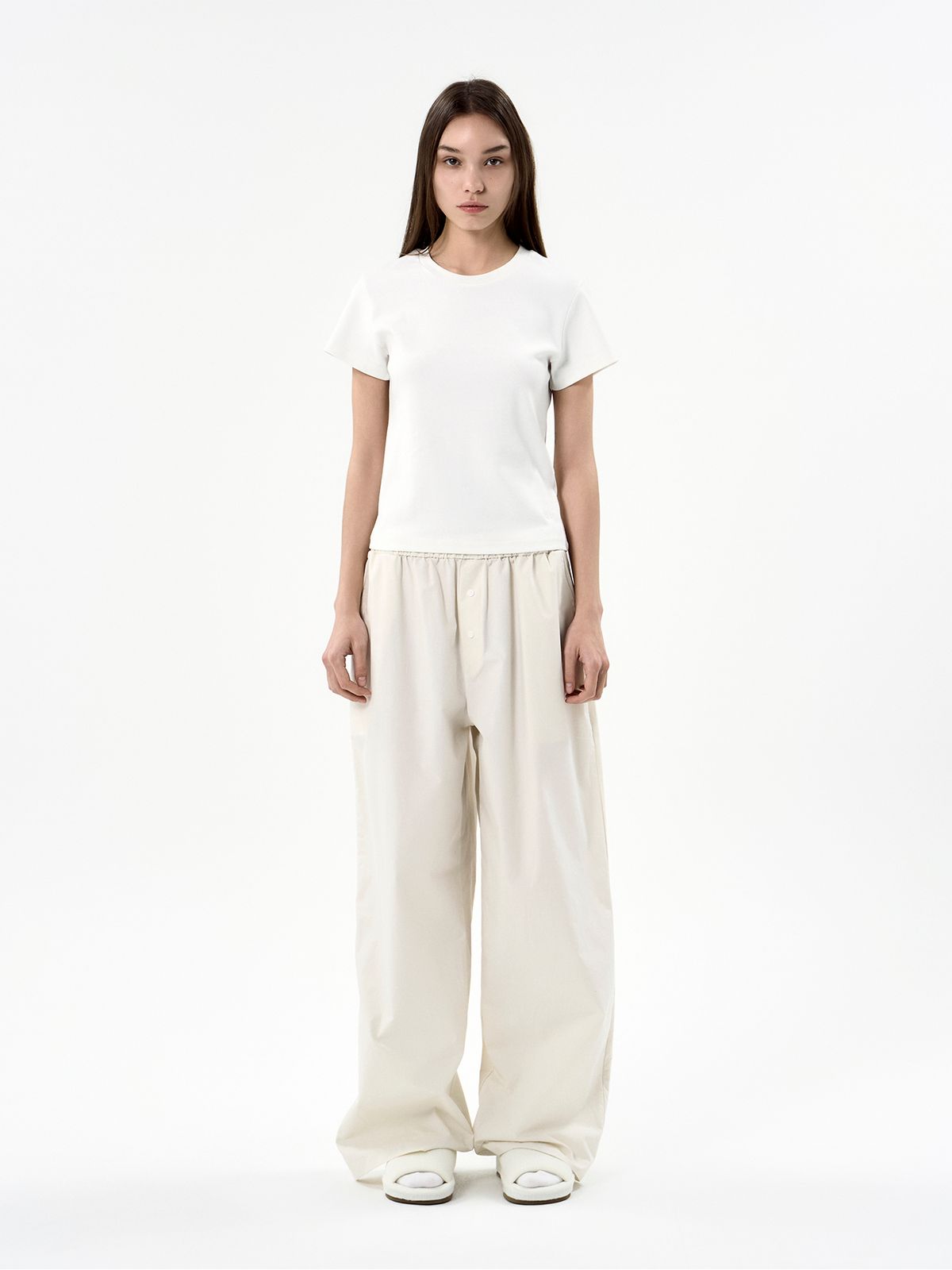 세이지가(SAGEGA) Soft Tension Tee (Ivory)