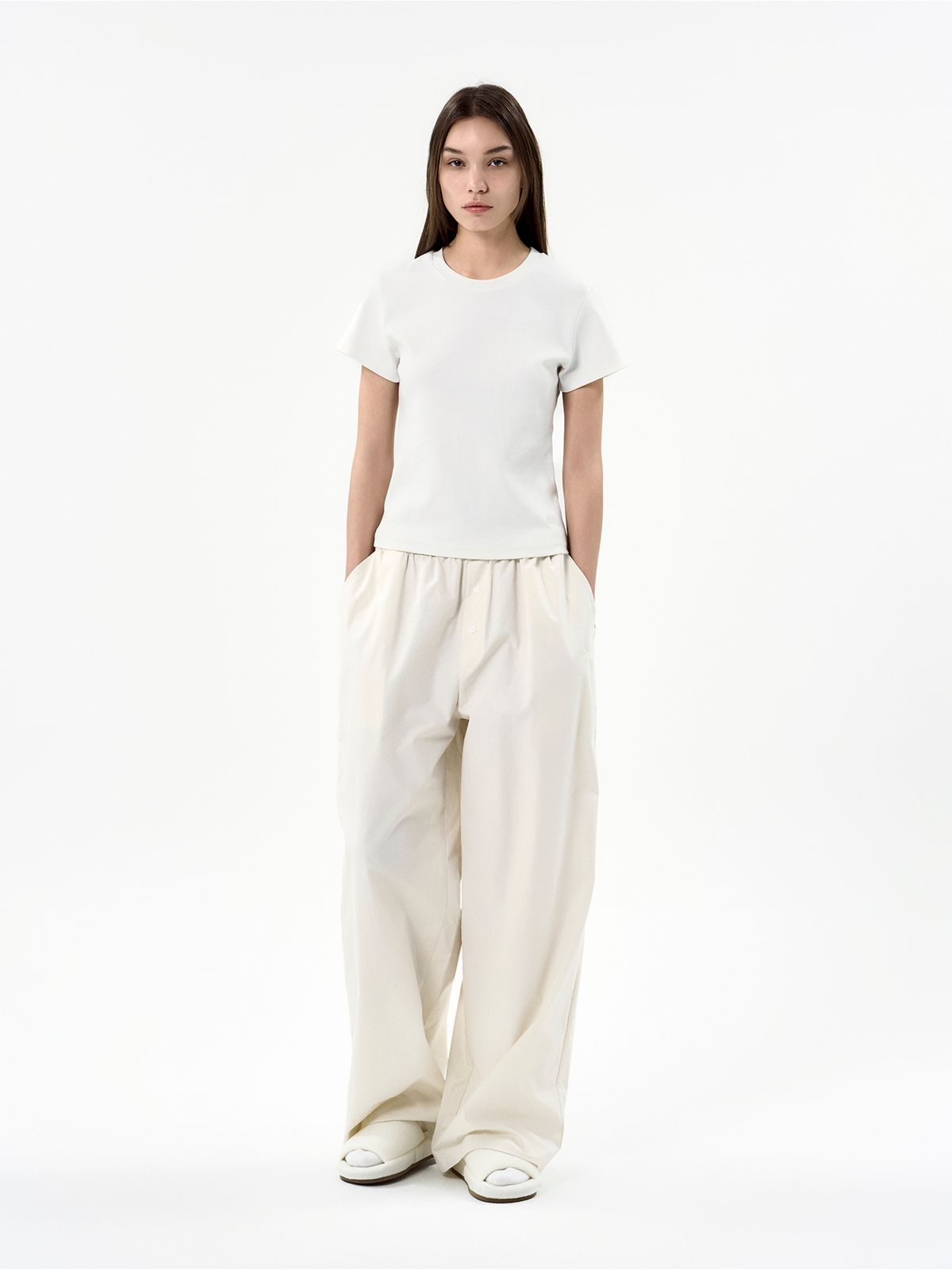 세이지가(SAGEGA) Soft Tension Tee (Ivory)