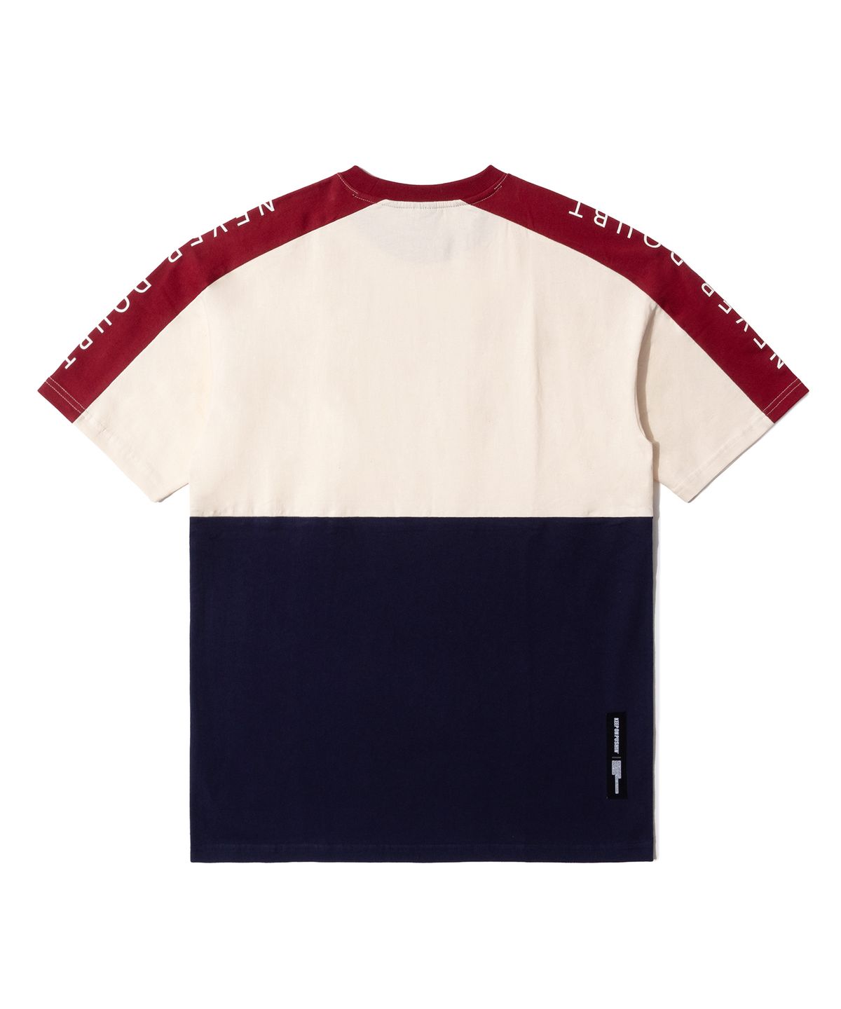 큐티에잇 가먼츠(QT8 GARMENTS) OC Tricolor Tee (Burgundy)