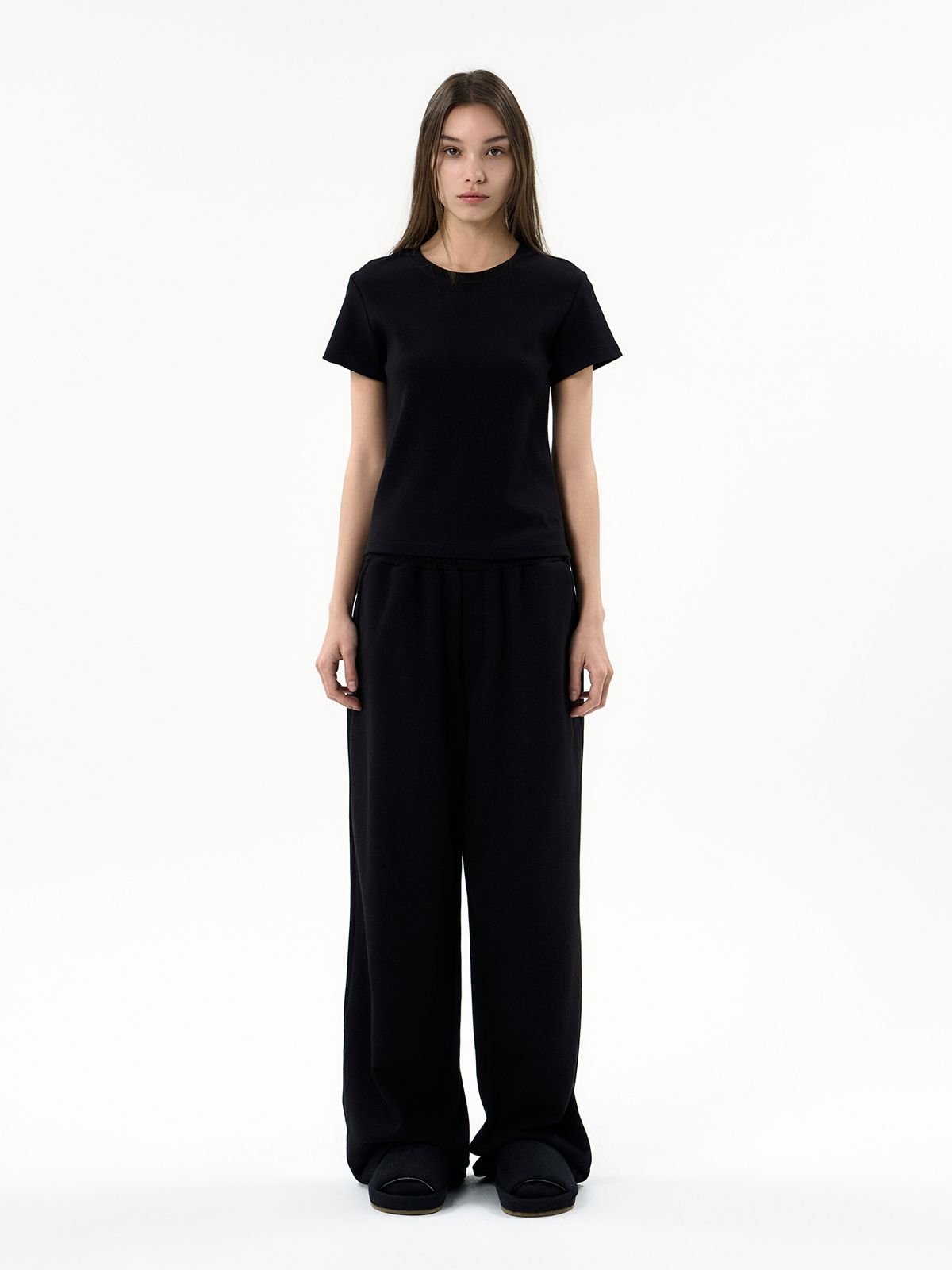 세이지가(SAGEGA) Soft Tension Tee (Black)