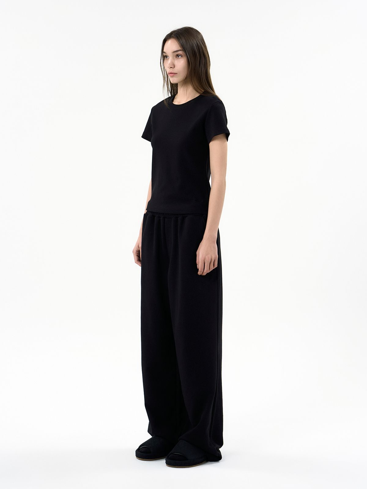 세이지가(SAGEGA) Soft Tension Tee (Black)