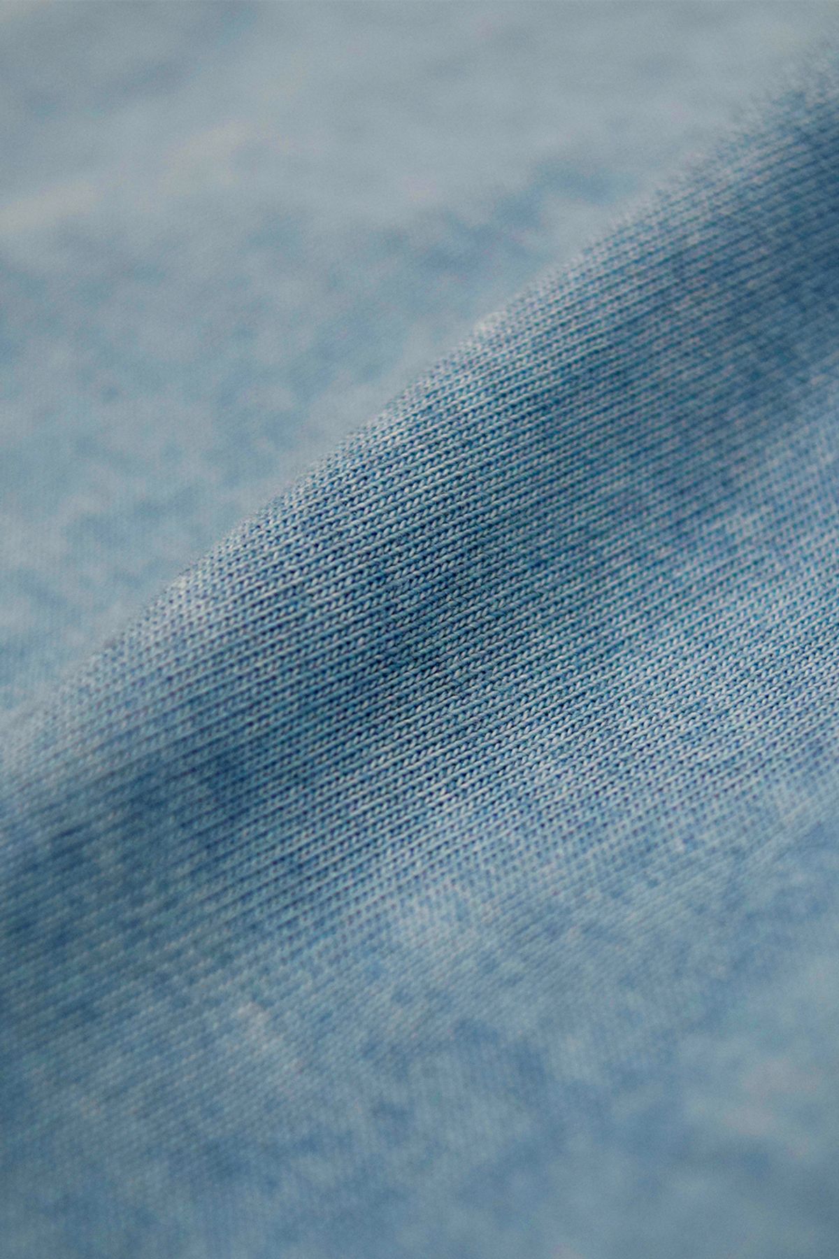 르몽생미셸(LE MONT ST MICHEL) Vintage washed unisex T-shirts_blue
