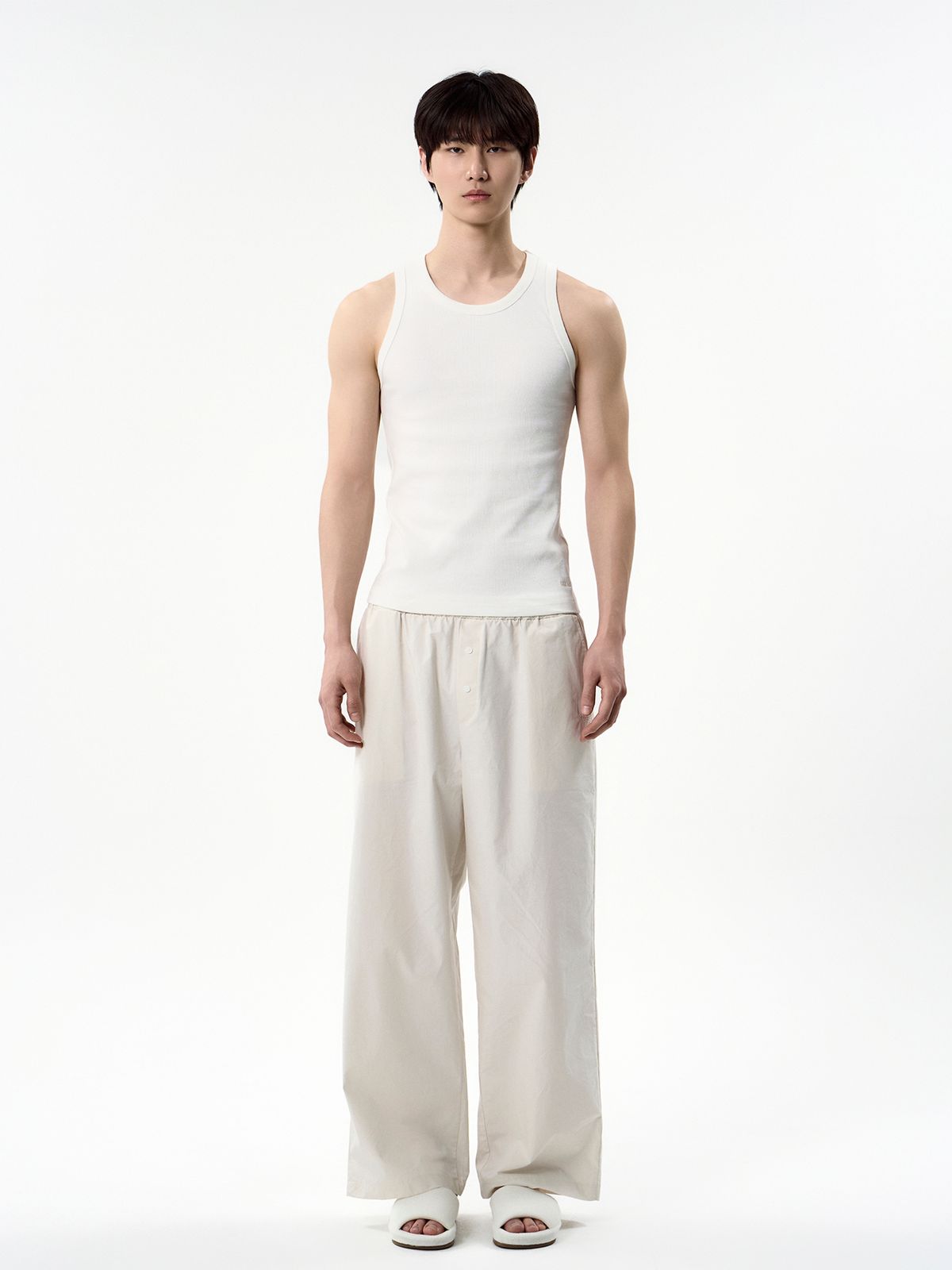 세이지가(SAGEGA) Cotton Pyjama Pants (Cream)