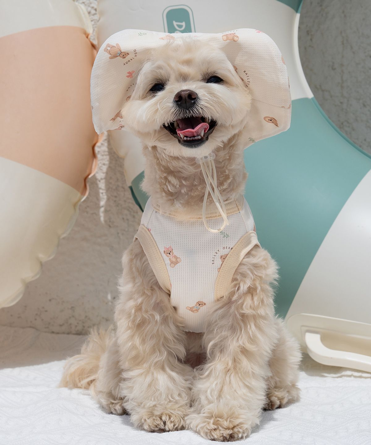 베일리(BAILEY) 강아지 쿨링 버그가드 아이보리