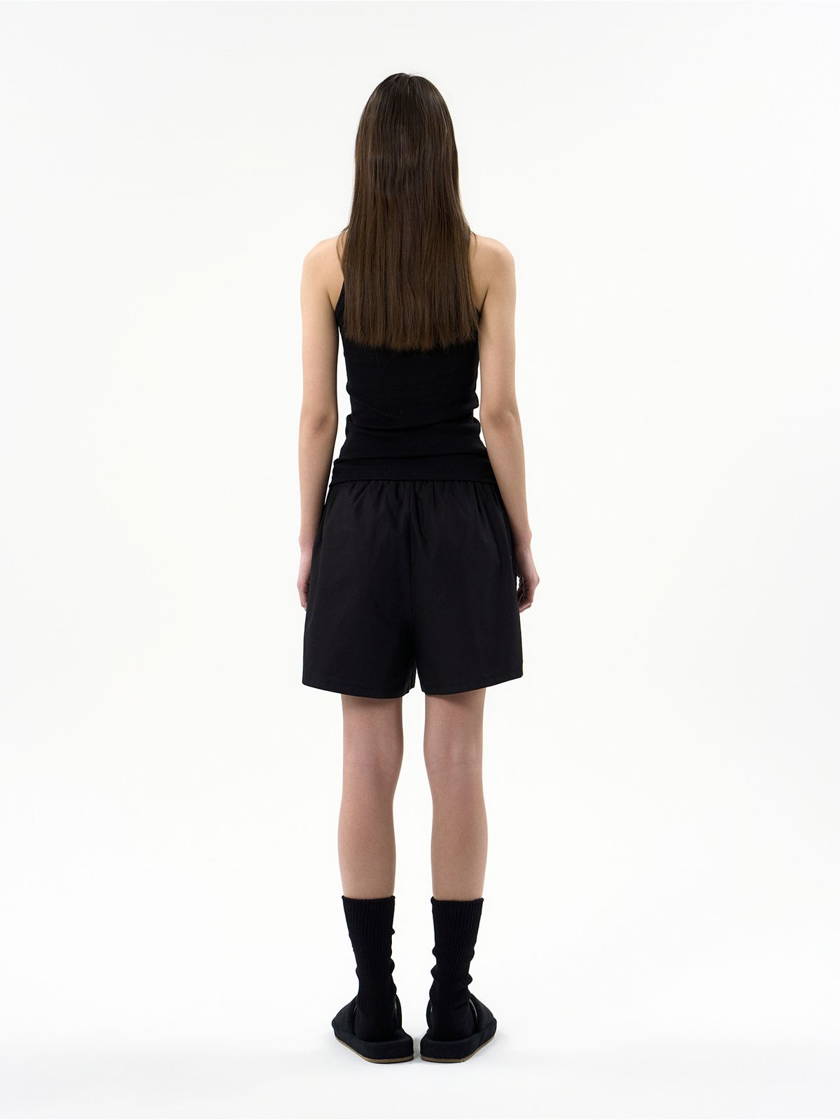 세이지가(SAGEGA) Cotton Pyjama Shorts (Black)
