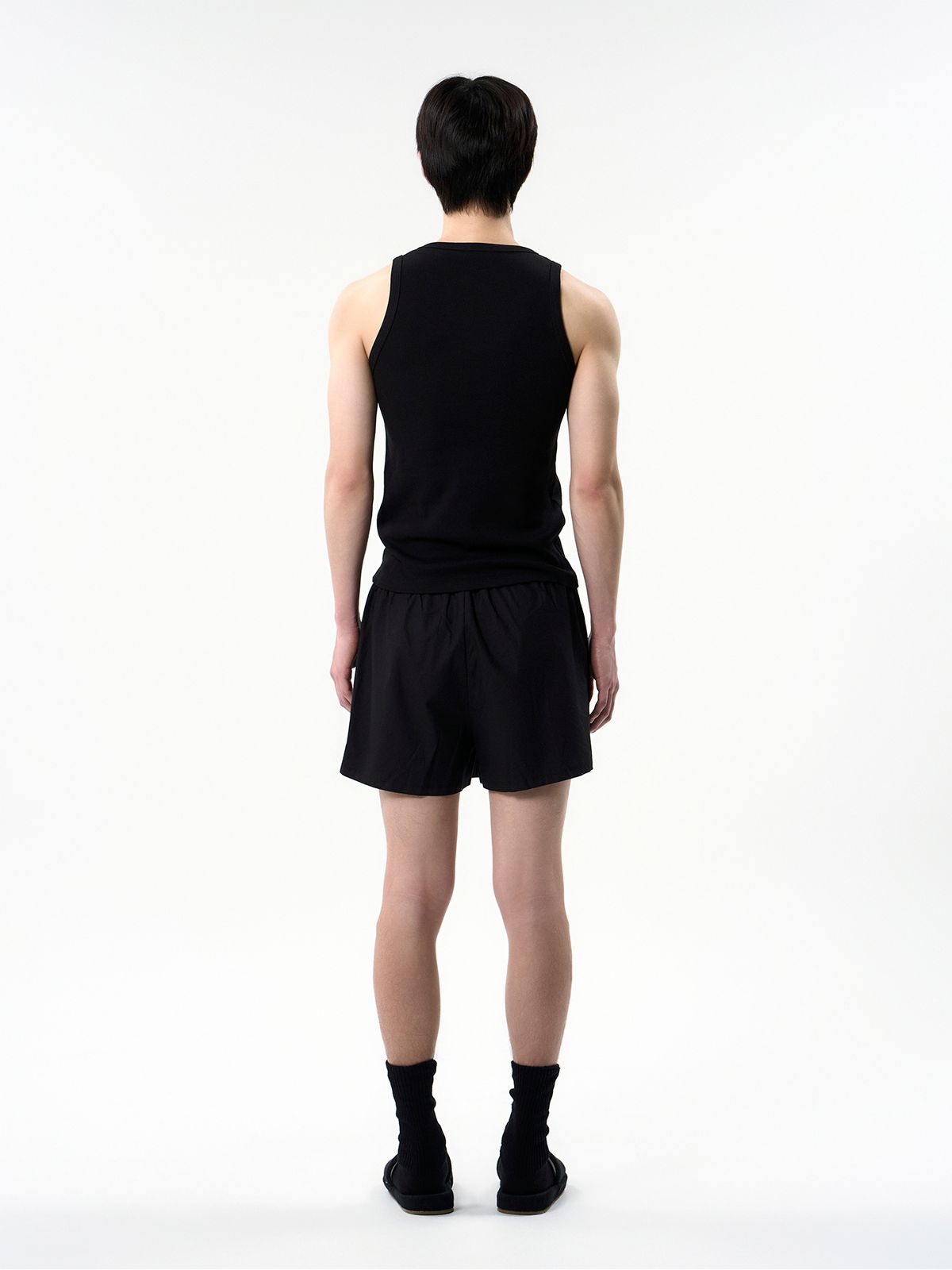 세이지가(SAGEGA) Cotton Pyjama Shorts (Black)