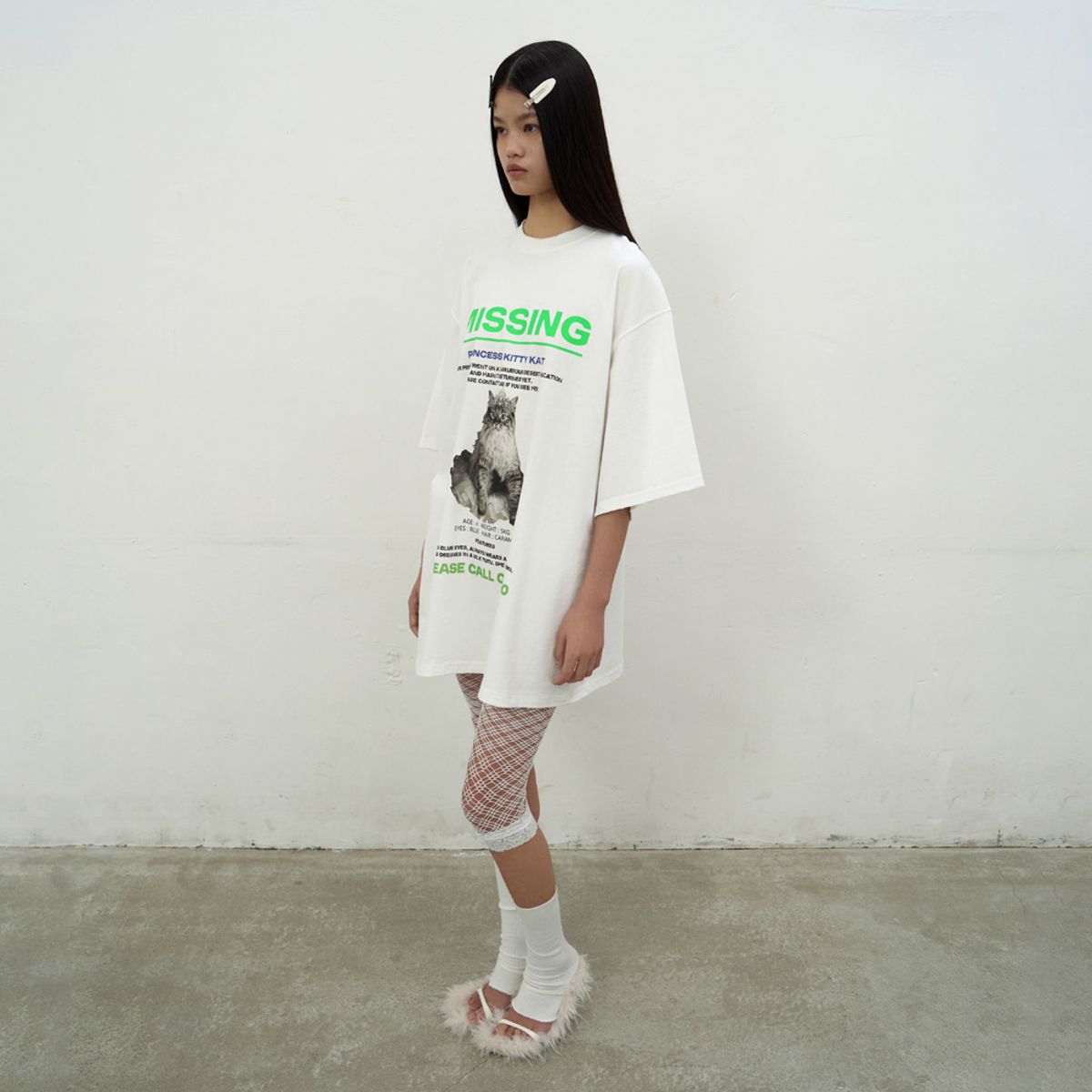 엘씨디씨티엠(LCDC™) KAT PRINT MINI DRESS (WHITE)