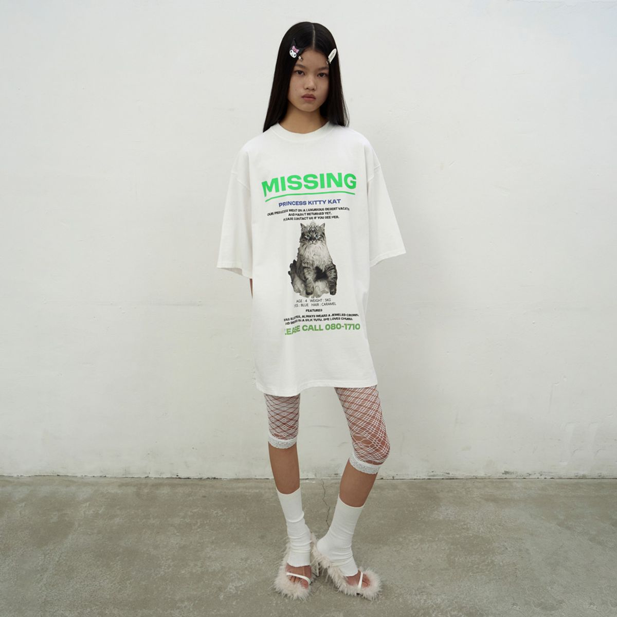 엘씨디씨티엠(LCDC™) KAT PRINT MINI DRESS (WHITE)