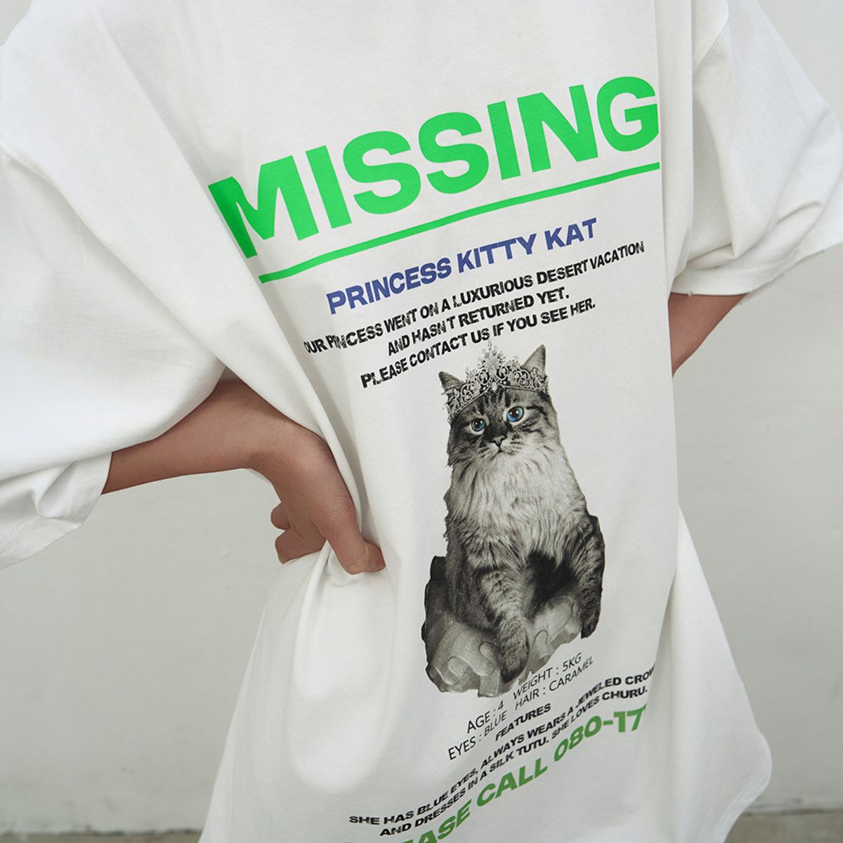 엘씨디씨티엠(LCDC™) KAT PRINT MINI DRESS (WHITE)