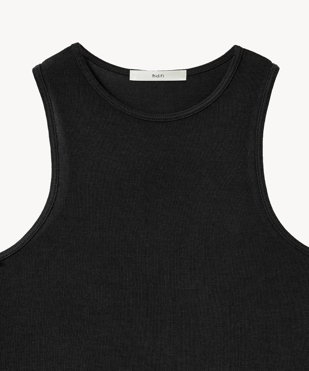 레이디 볼륨(LADY VOLUME) 레아 리브드 탱크탑 (BLACK)