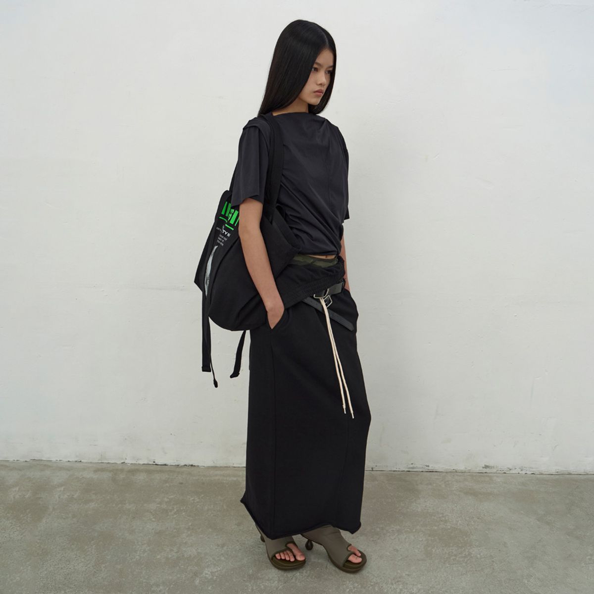 엘씨디씨티엠(LCDC™) KAT PRINT SHOULDER BAG (BLACK)