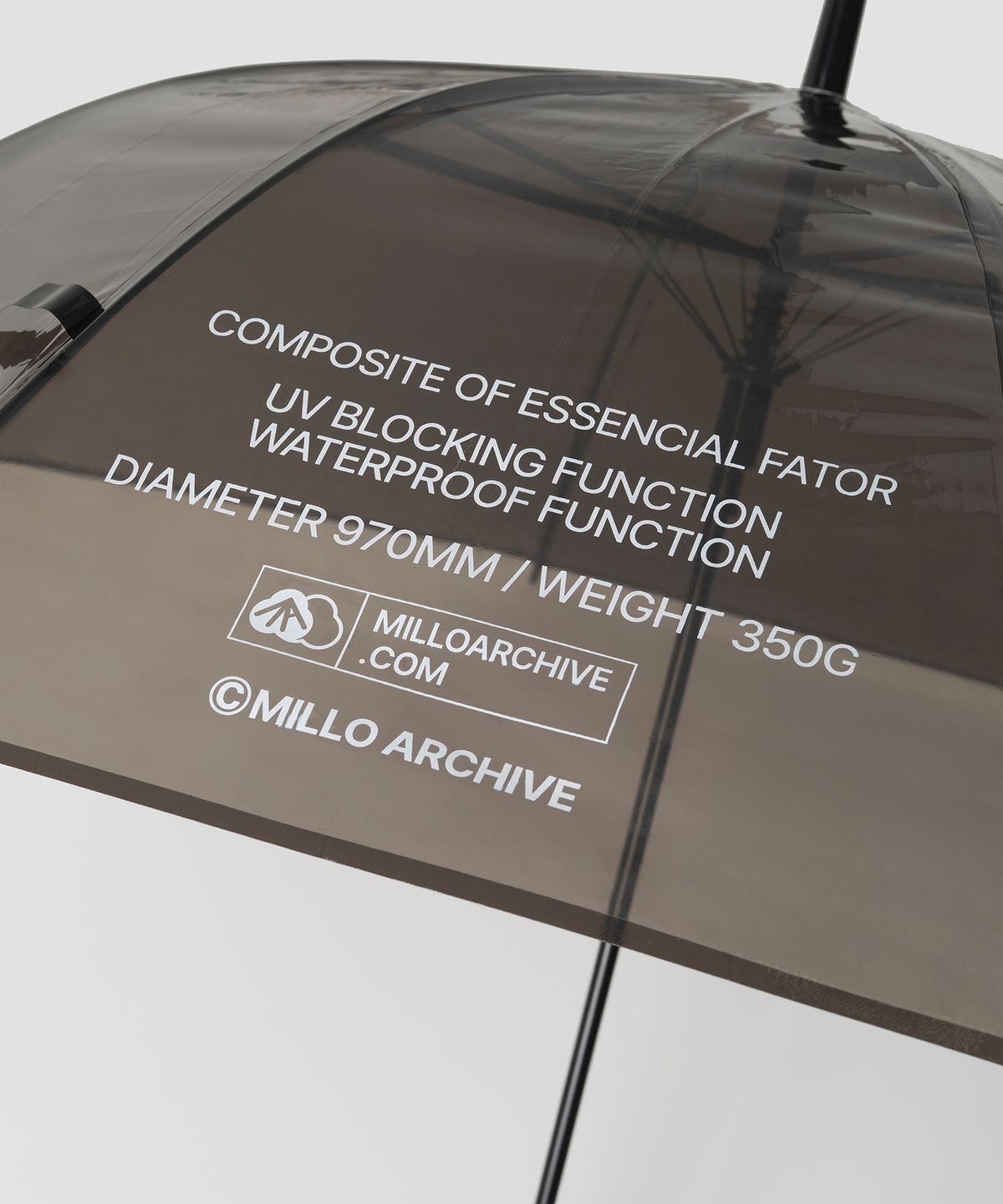밀로 아카이브(MILLO ARCHIVE) 이지 컴팩트 엄브렐라 [블랙]