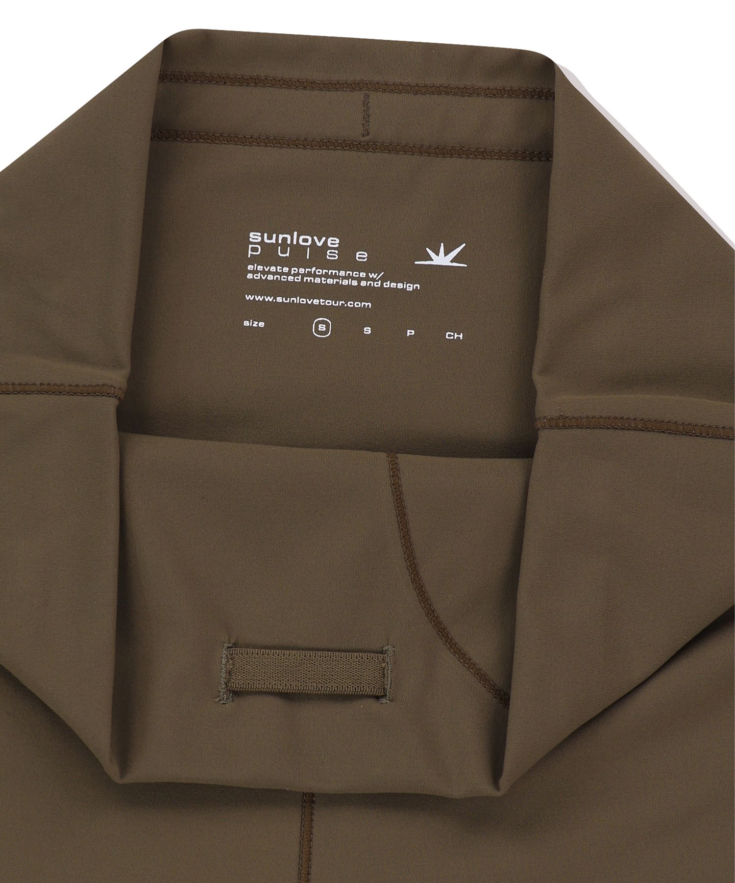【SUNLOVE】 Active Crop Leggings /追跡付 MUSINSA | SUNLOVE Active Crop Leggings Brown